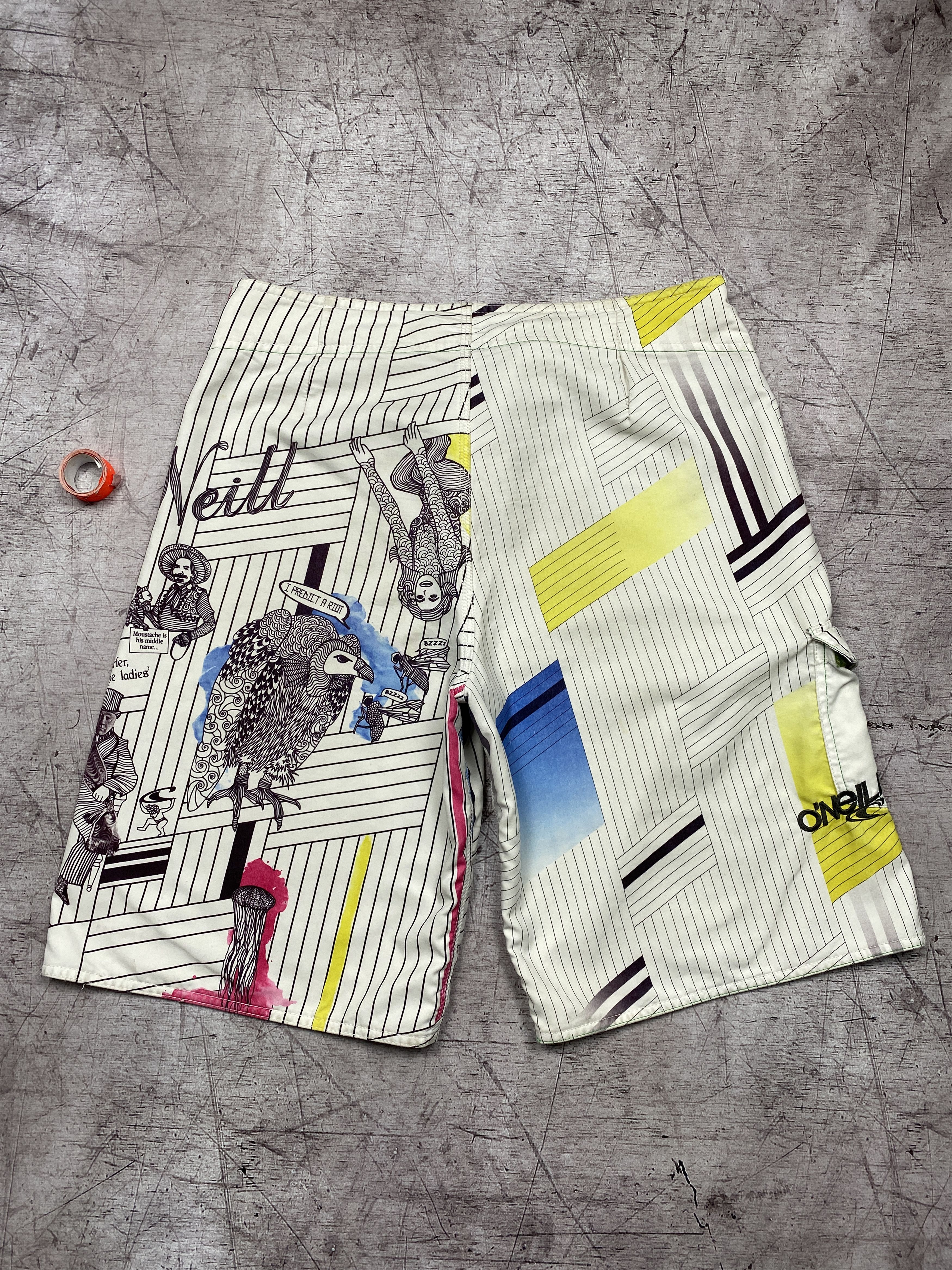 O'Neill × Vintage Oneill Vintage Mens Swimming Shorts Size US 34 / EU 50 - 6 Thumbnail