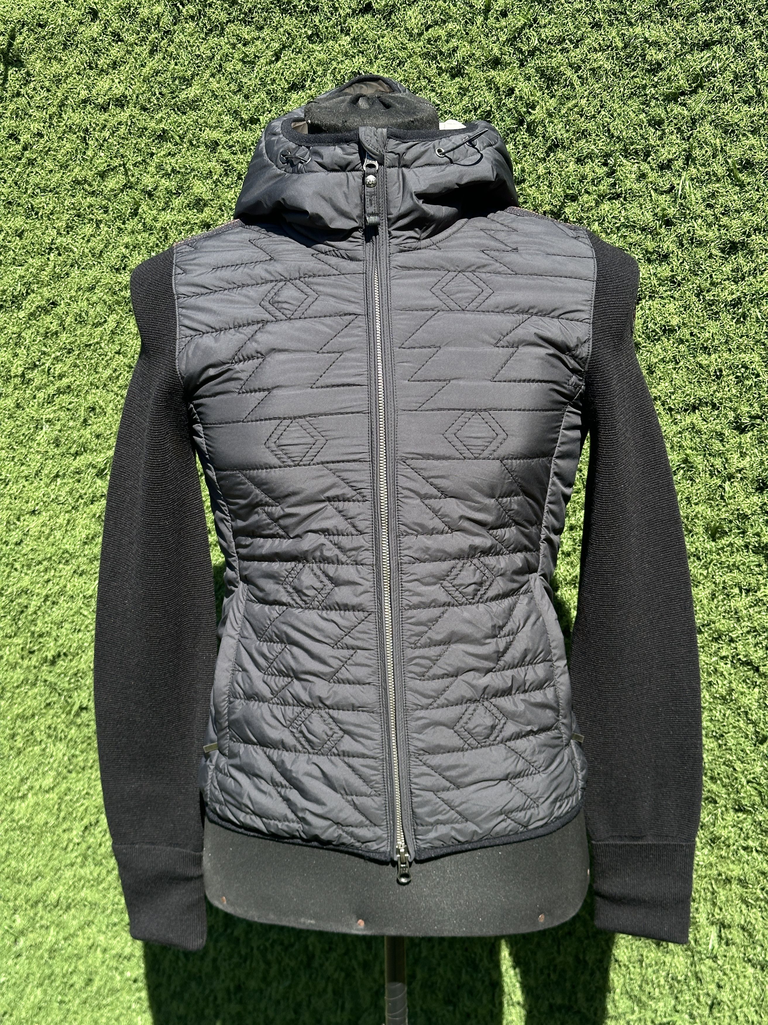 Parajumpers Parajumpers PJS Knit Sleeve Quilted Hooded Puffer Jacket S Size S / US 4 / IT 40 - 1 Thumbnail