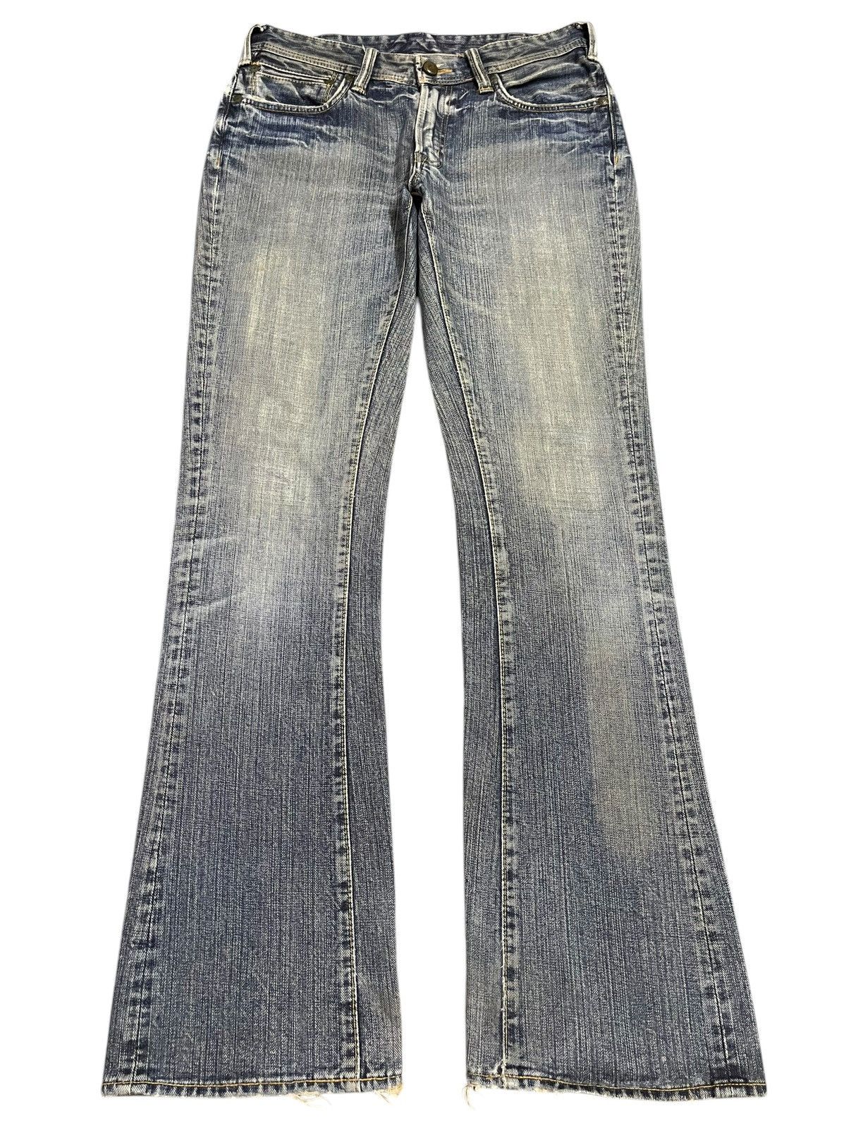 Big John Vintage Big John Blue Faded Wash Style Flare Jeans Size US 32 / EU 48 - 1 Thumbnail