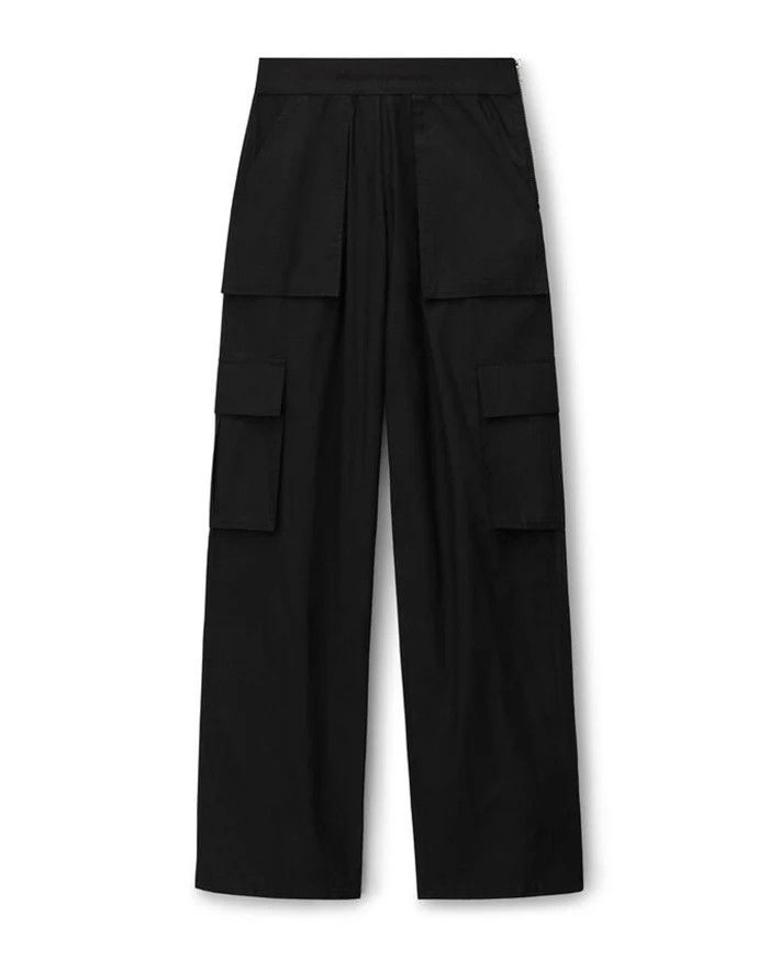 Alexander Wang o1s22i1n0225 Ripstop Cargo Pant in Black Size 28" / US 6 / IT 42 - 1 Thumbnail