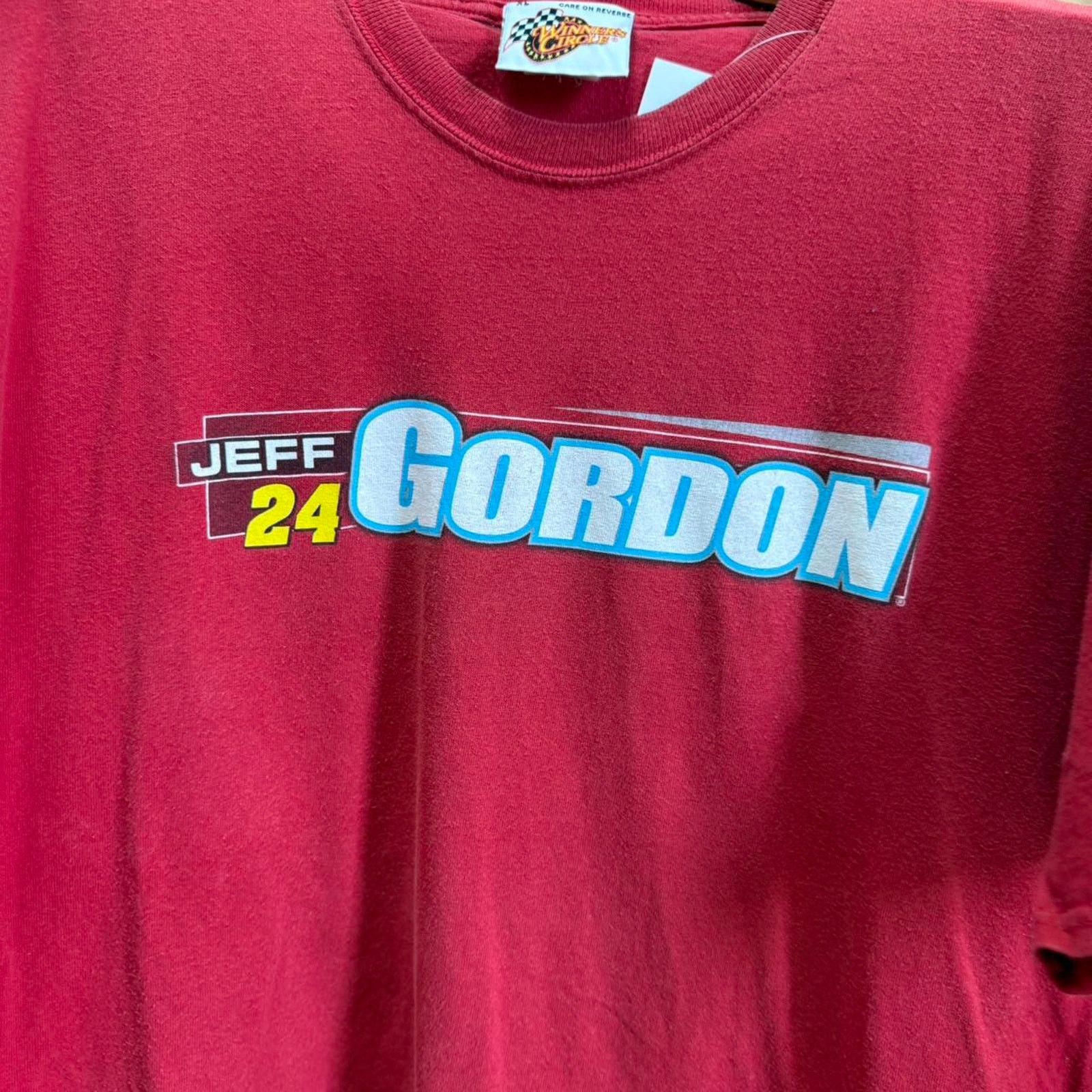 NASCAR × Vintage Vintage Y2K Jeff Gordon NASCAR Racing Race Car T-Shirt Size US XL / EU 56 / 4 - 3 Thumbnail