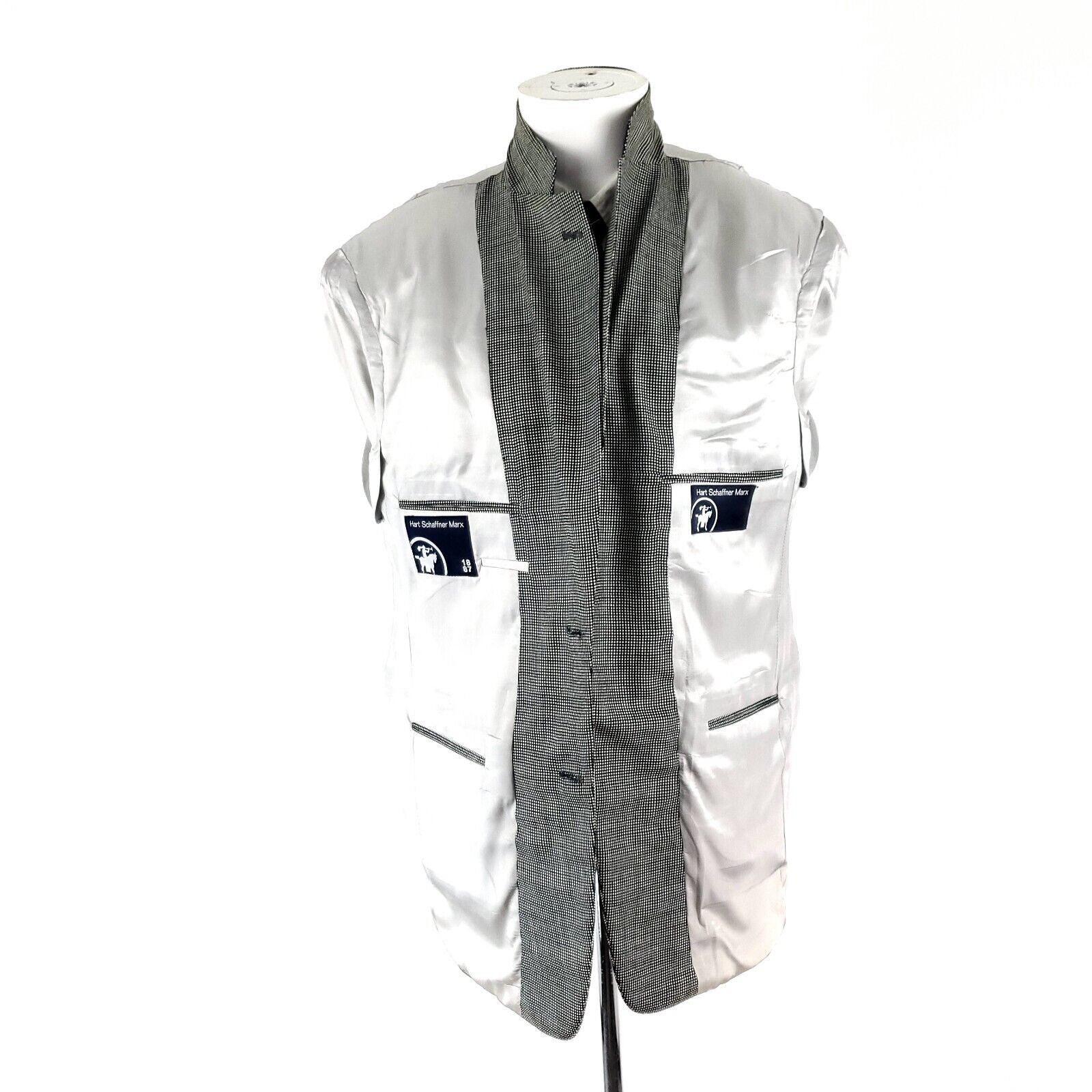 Hart Schaffner Marx Hart Schaffner Marx 1887 Textured Wool 2 Button Sport Coat 4 Size 40R - 9 Thumbnail