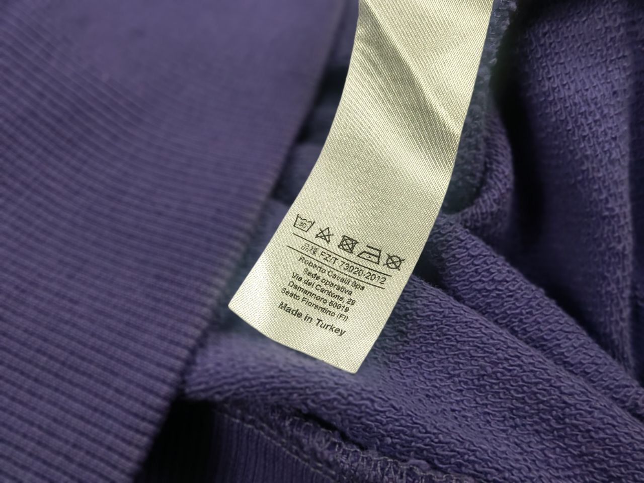 Roberto Cavalli Roberto Cavalli class Design Purple Monogram Logo Sweatshirt Size US S / EU 44-46 / 1 - 15 Thumbnail