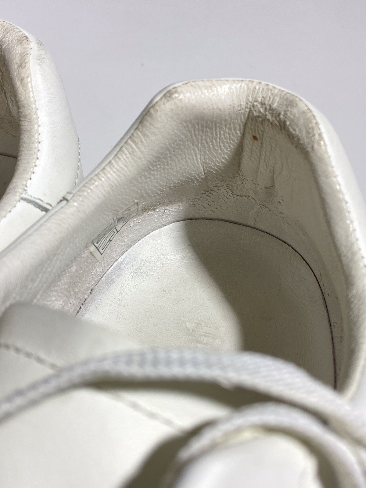 Palm Angels Palm Angels Teddy Bear Logo White Leather Sneakers Size US 10 / EU 43 - 17 Thumbnail