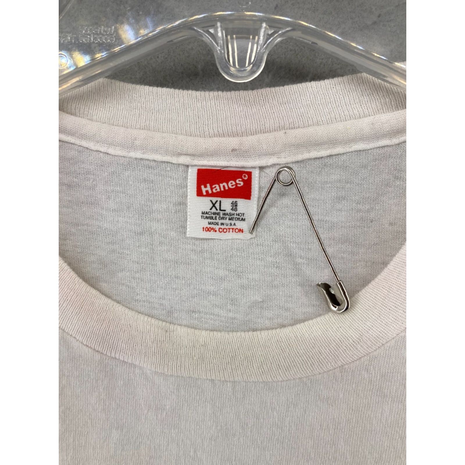 Hanes Mens War TShirt XL White Map Camel Plane USA MADE Holy War Size US XL / EU 56 / 4 - 5 Thumbnail