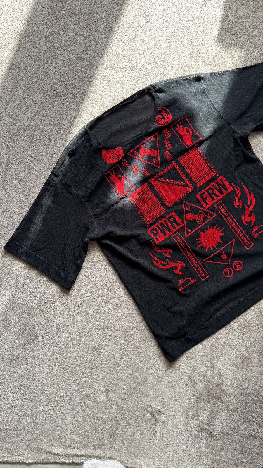 Diesel Diesel Layer Mesh Y2K Tee Archive Grunge Punk Size US S / EU 44-46 / 1 - 2 Thumbnail