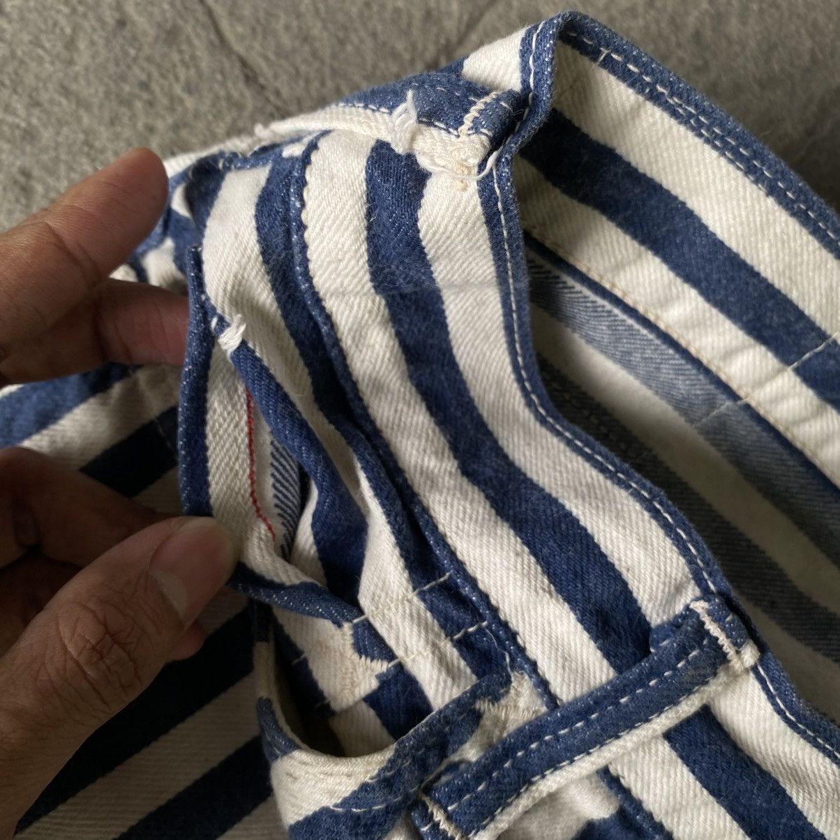 Evisu × Vintage Evisu Short Pants Stripe LOT 2001 Size US 36 / EU 52 - 9 Thumbnail