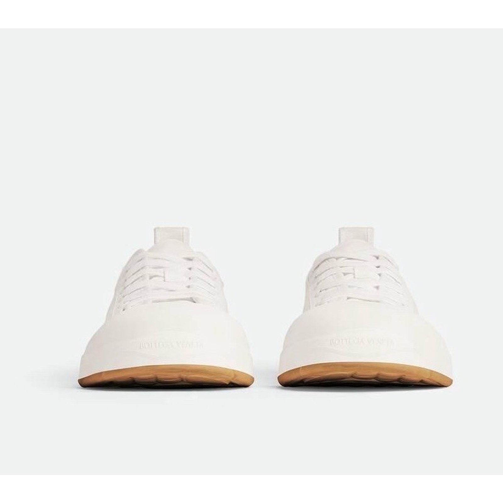 Bottega Veneta Bottega Veneta Canvas White Sneakers 10 US 741360 Size US 10 / EU 43 - 3 Thumbnail