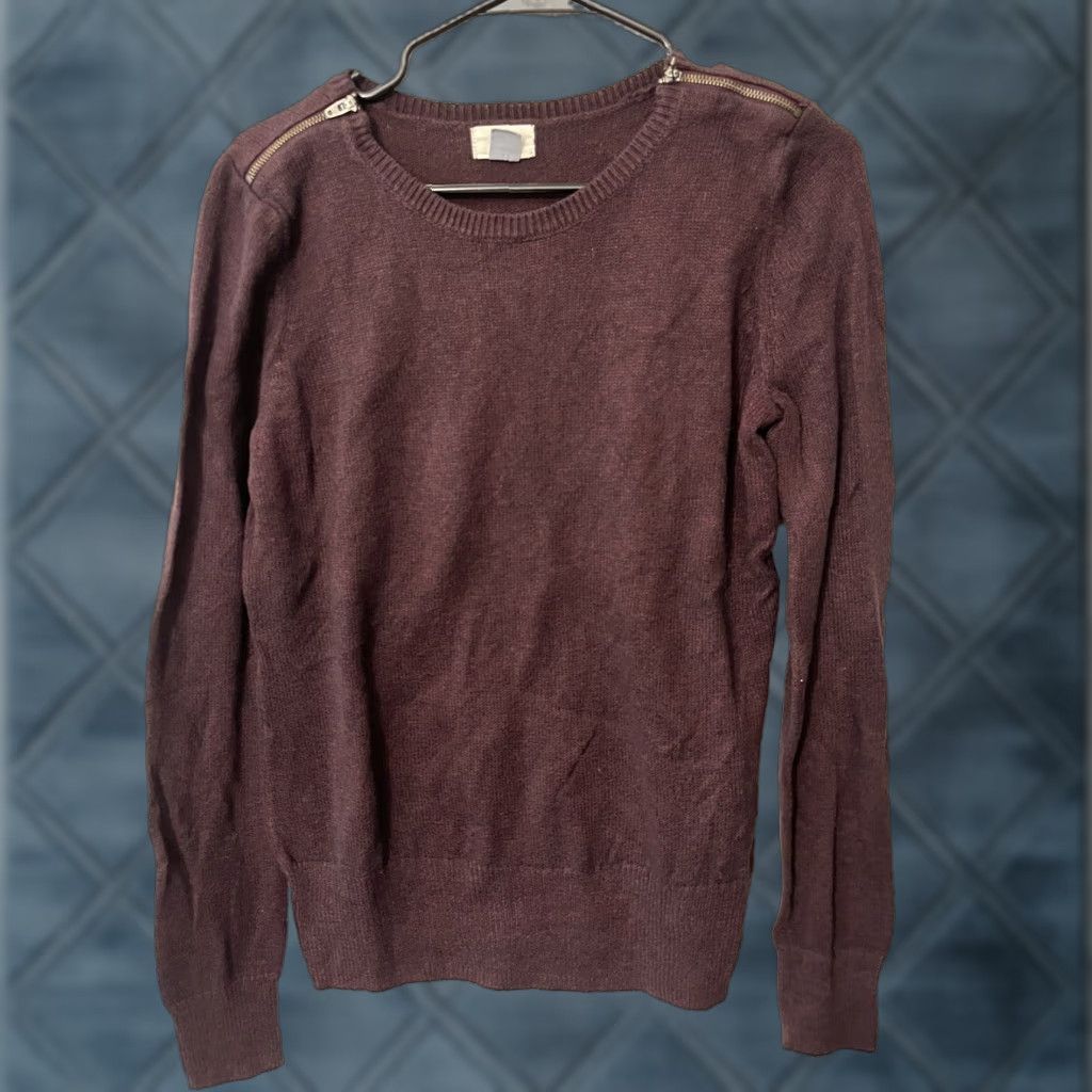 Old Navy Old Navy Women's Long Sleeve Sweater Crewneck Maroon Medium Tall Size M / US 6-8 / IT 42-44 - 1 Thumbnail