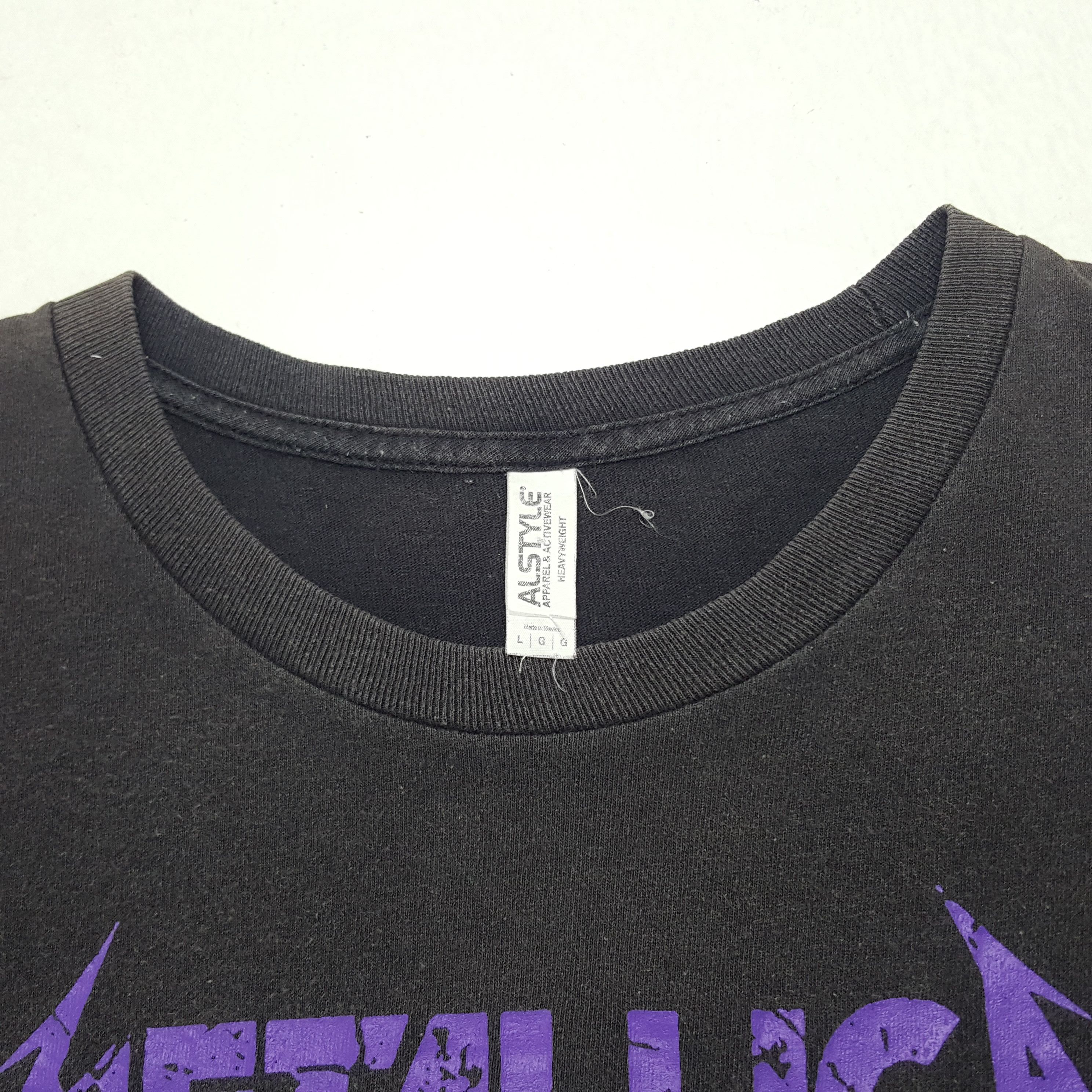 Metallica × Vintage Vintage Metallica American Heavy Metal Band Tshirt Size US L / EU 52-54 / 3 - 4 Thumbnail