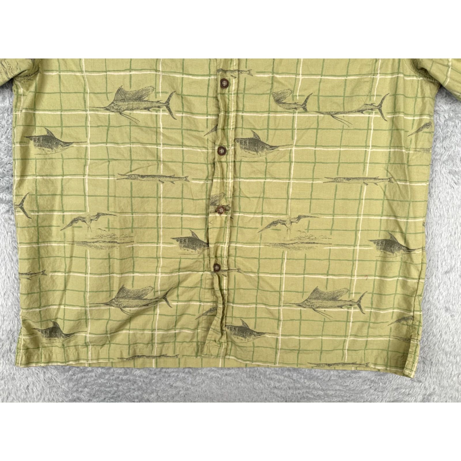 Vintage Columbia Shirt Mens XL Green Plaid Button-Up Casual All Seasons Beach Style, River Lodge Size US XL / EU 56 / 4 - 5 Thumbnail