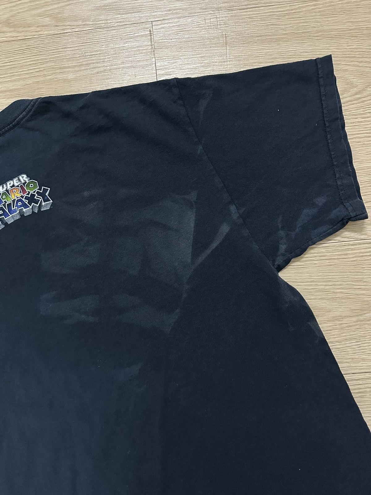 Nintendo × Vintage Rare Vintage 2008 Nintendo Mario Super Galaxy Rainbow Tee Size US XL / EU 56 / 4 - 11 Thumbnail