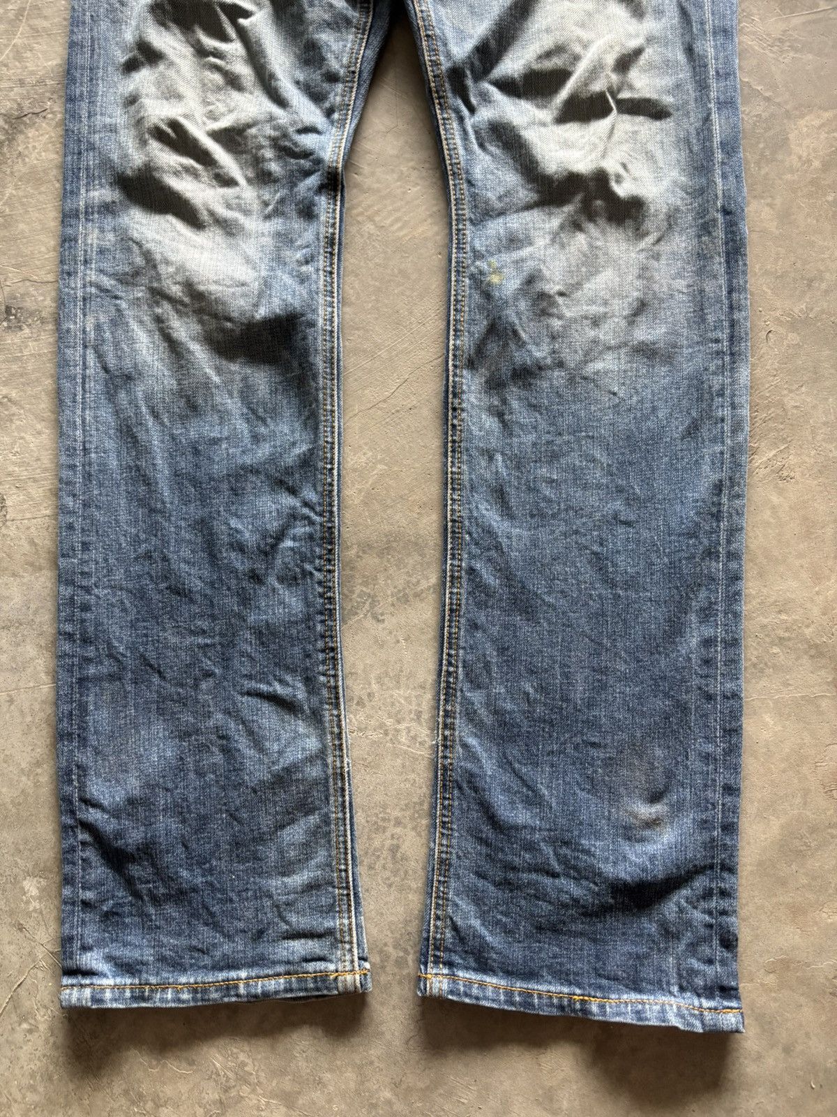 TETE HOMME distressed japanese issey miyake washed grunge