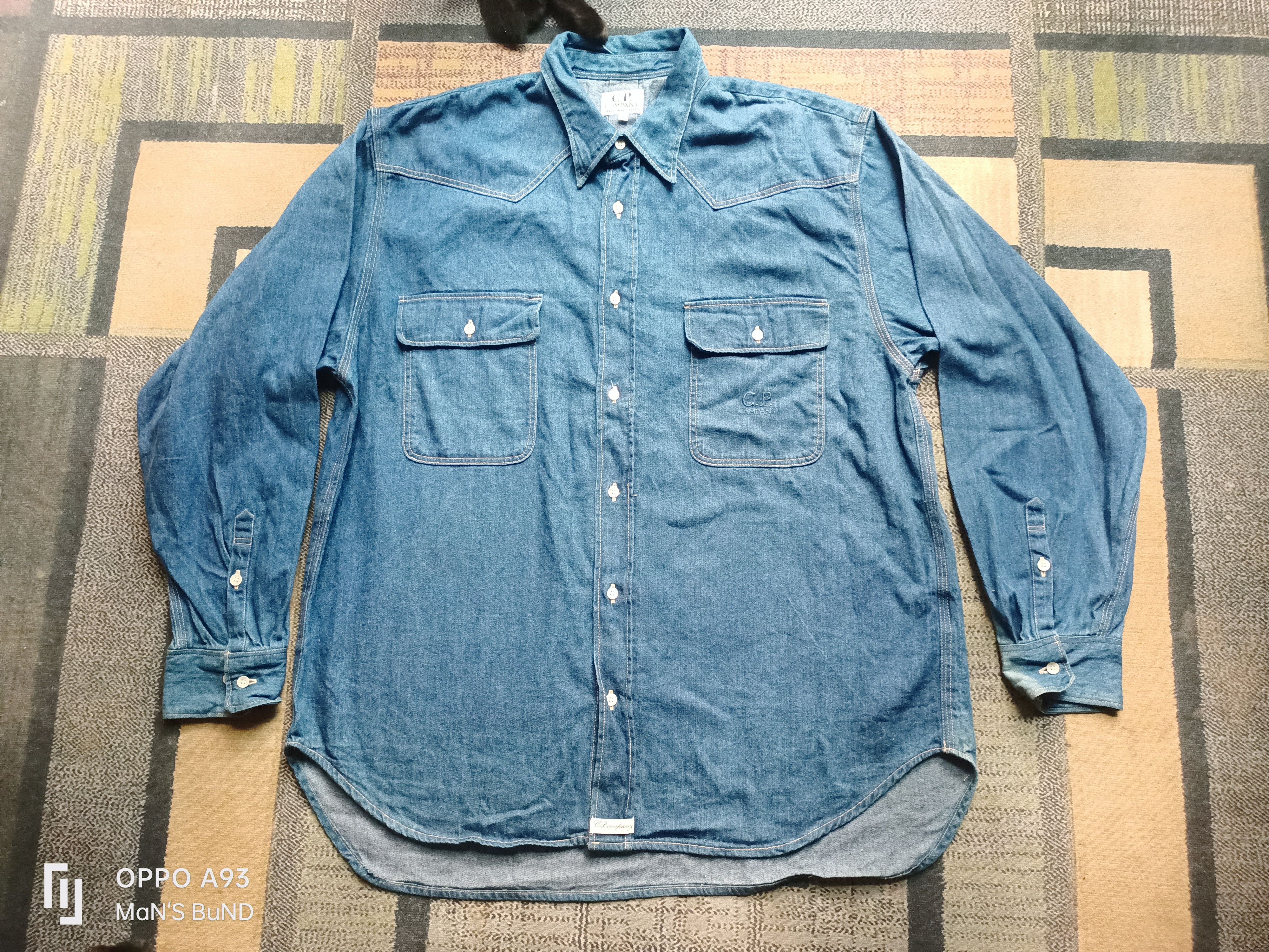 C.P. Company Distressed C.P COMPANY Denime Shirt Size US L / EU 52-54 / 3 - 1 Thumbnail
