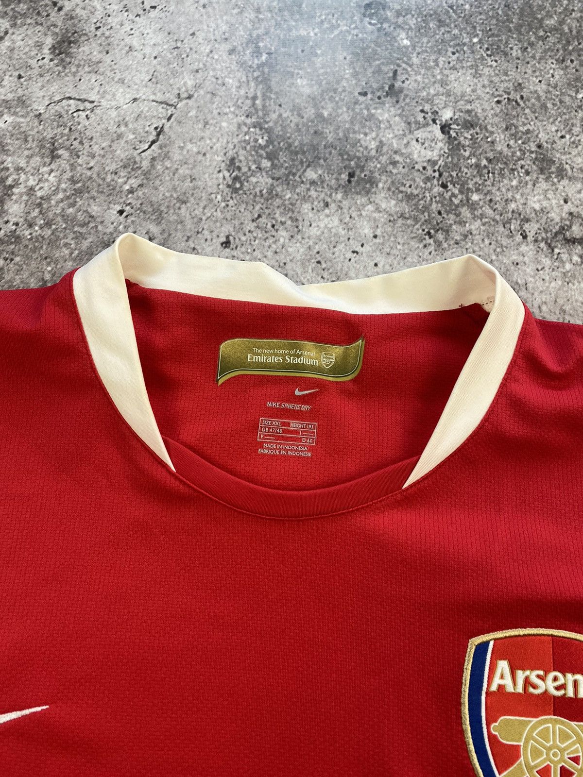 Nike × Vintage Vintage Y2K Arsenal 2007-2008 Home Soccer Jersey Football Size US XL / EU 56 / 4 - 3 Thumbnail