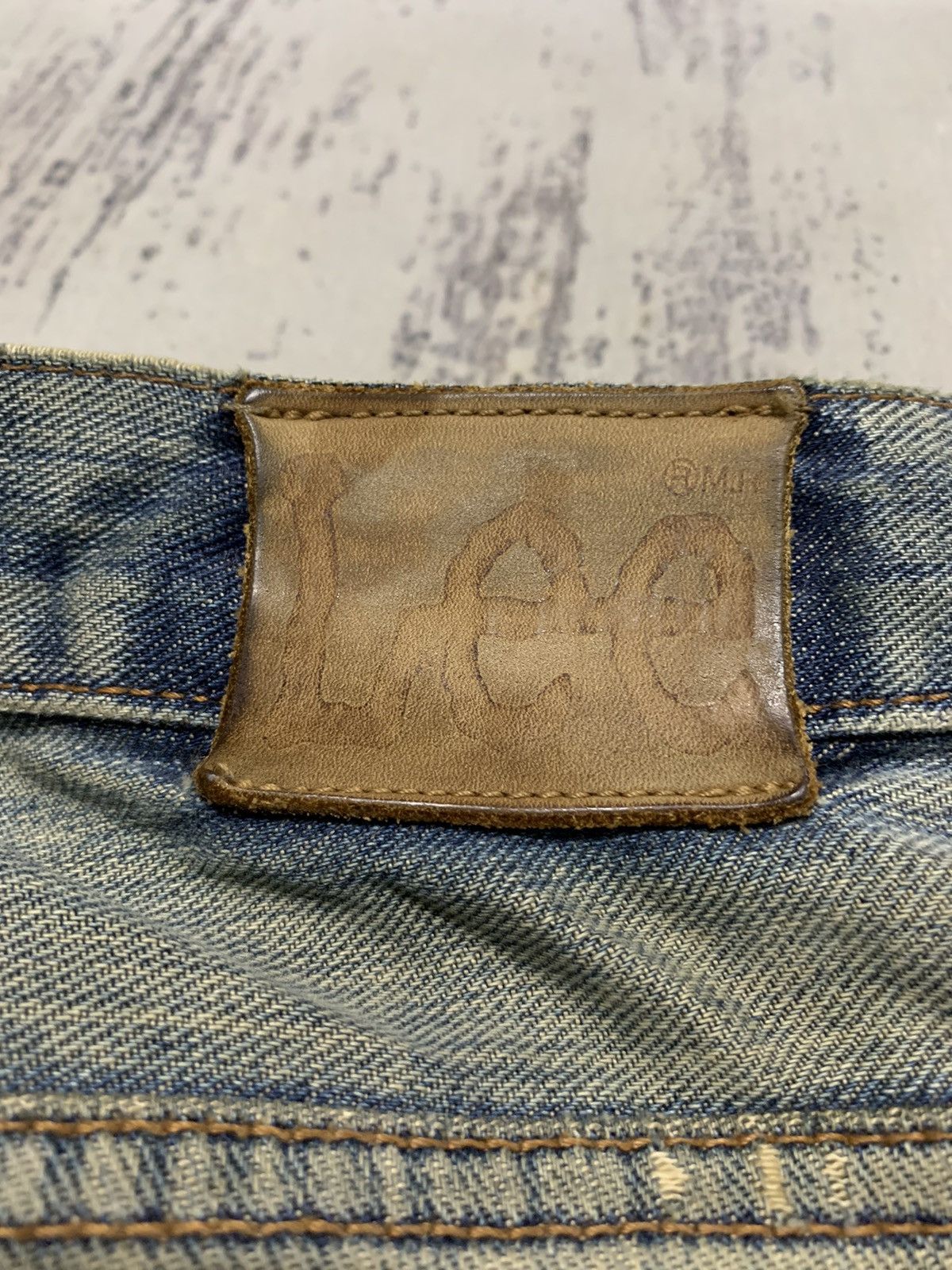 Lee Rusty LEE Distressed Denim Mud Wash Jean 33x31 Size US 33 - 16 Thumbnail