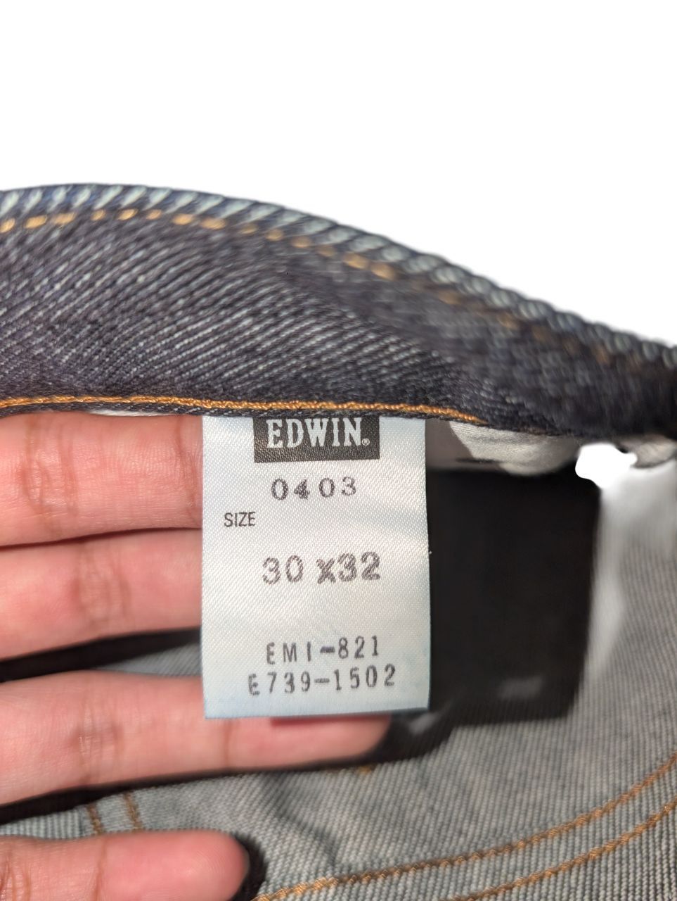 Edwin Edwin Straight Cut skinny Raw Denim pants Size US 30 / EU 46 - 4 Thumbnail