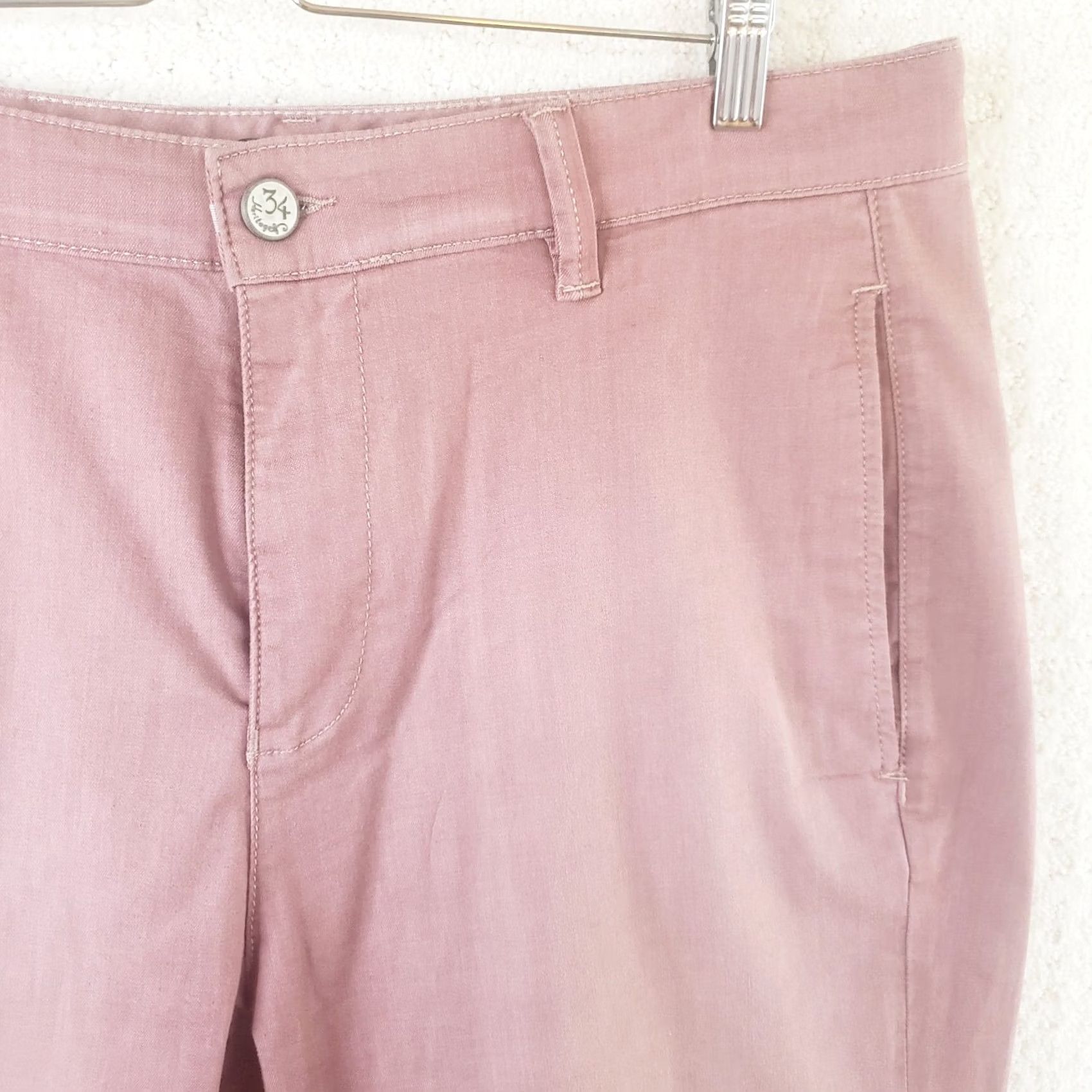 Vintage 34 Heritage Mens Nevada Chino Shorts Red Size 36 Regular Elastic Zip Pocket Embroidered Logo 10in Inseam Casual Preppy Vintage: No Size US 36 / EU 52 - 5 Thumbnail