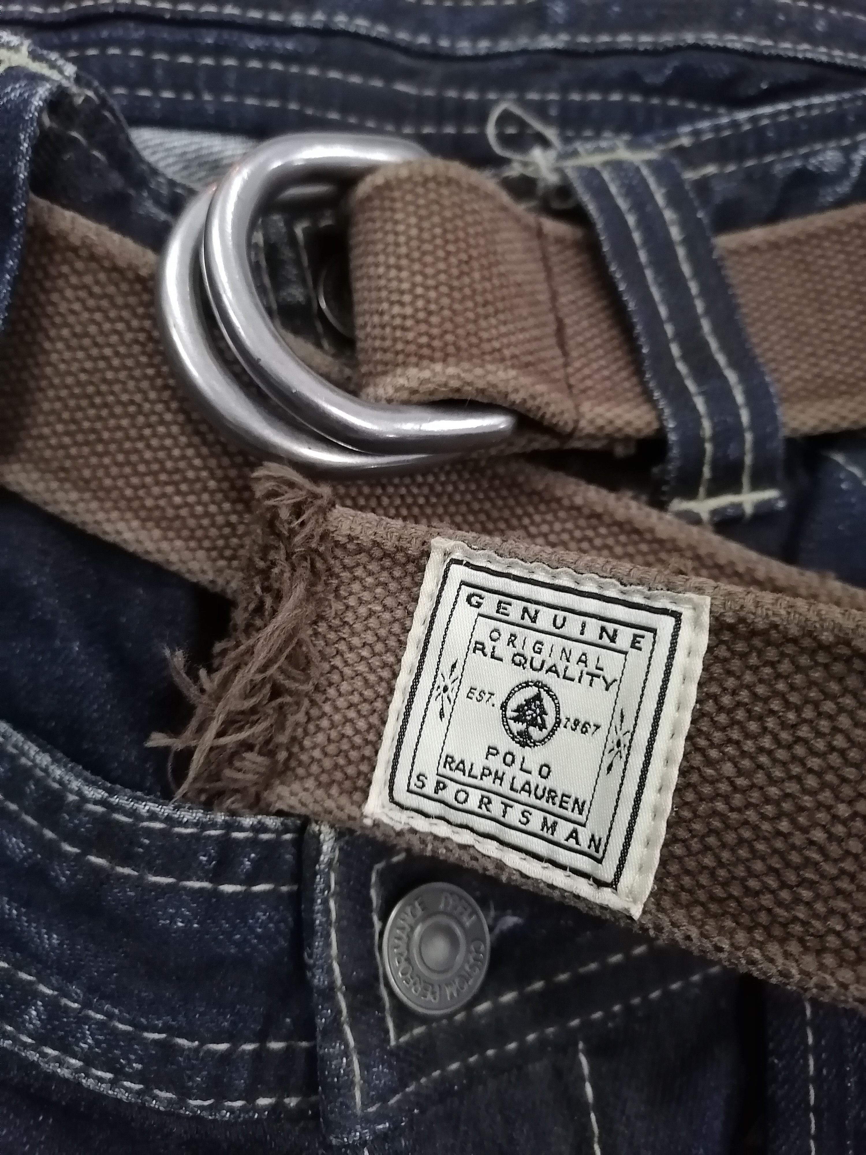Polo Ralph Lauren × Vintage Vintage Polo Ralph Lauren Sportman Canvas Belt Size ONE SIZE - 4 Thumbnail