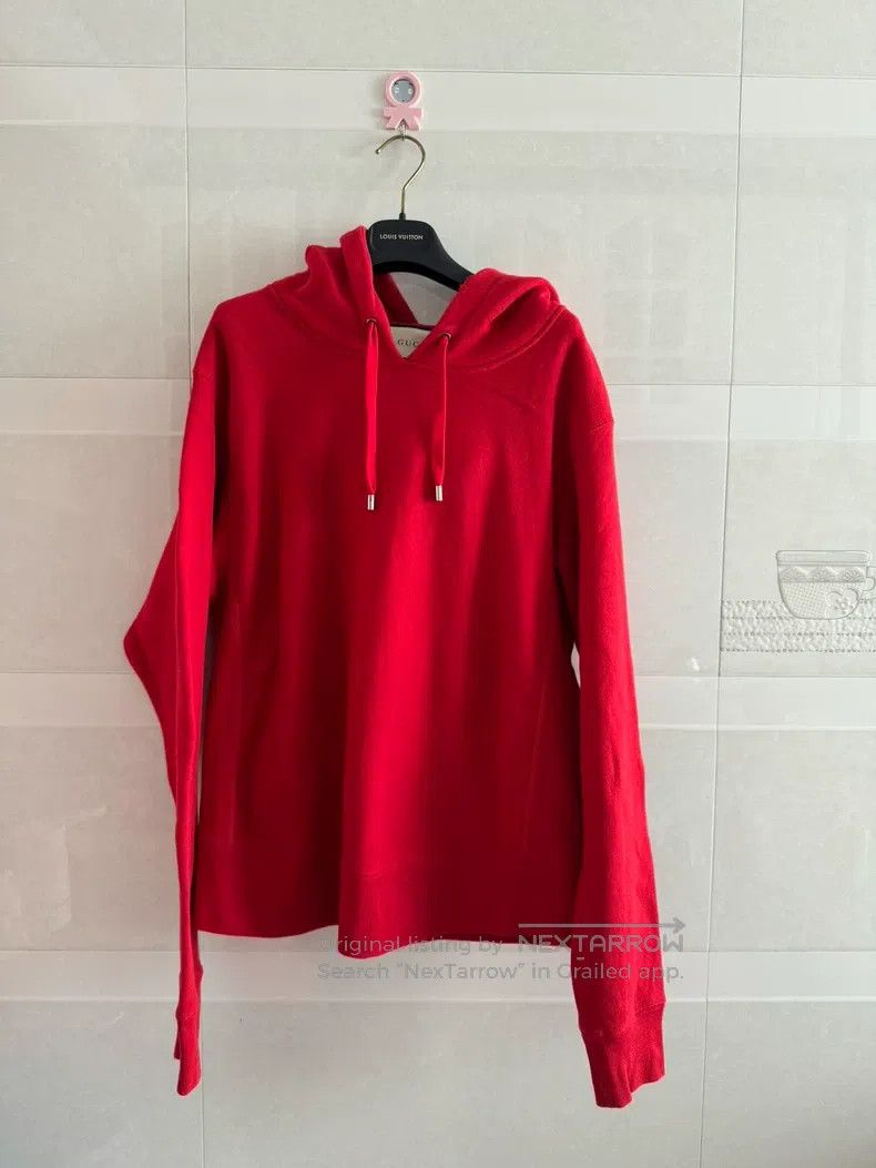 Gucci Gucci Red embroidered dragon hoodie Size US S / EU 44-46 / 1 - 1 Thumbnail