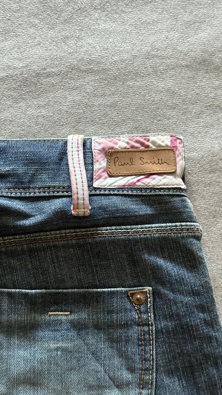 Paul Smith Paul Smith Pink Denim Shorts by Onward Kashiyama Japan Size 30" / US 8 / IT 44 - 11 Thumbnail
