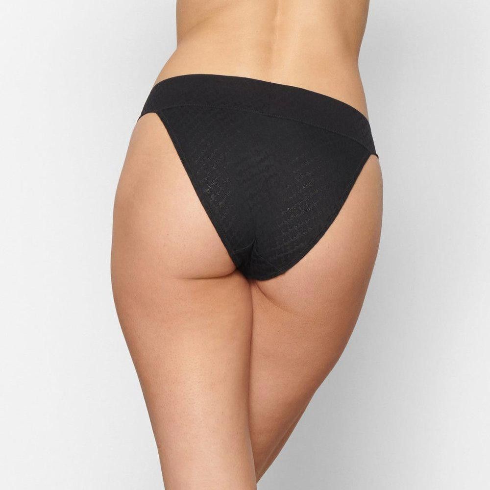 Designer CT570 Skims NWT Logo Mesh Cheeky Bikini Onyx 3X Size ONE SIZE - 2 Thumbnail