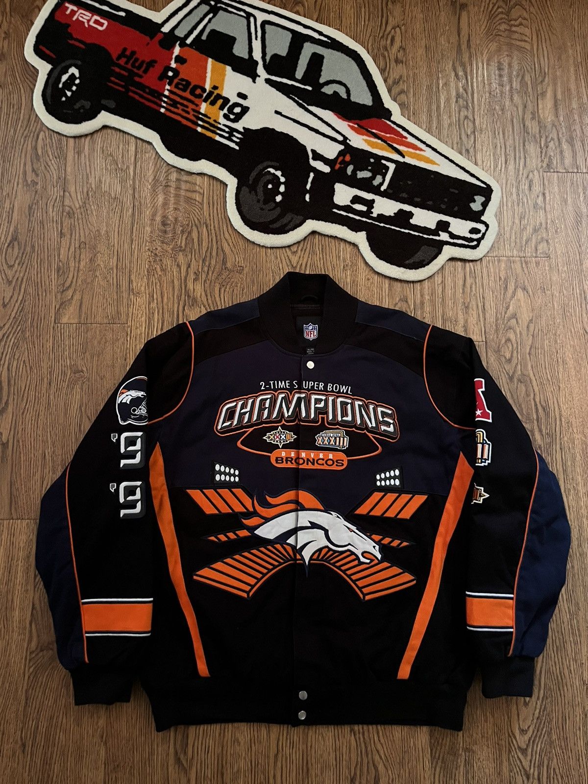 NFL 2x Super Bowl Champions Denver Broncos Jacket Size US XL / EU 56 / 4 - 1 Thumbnail