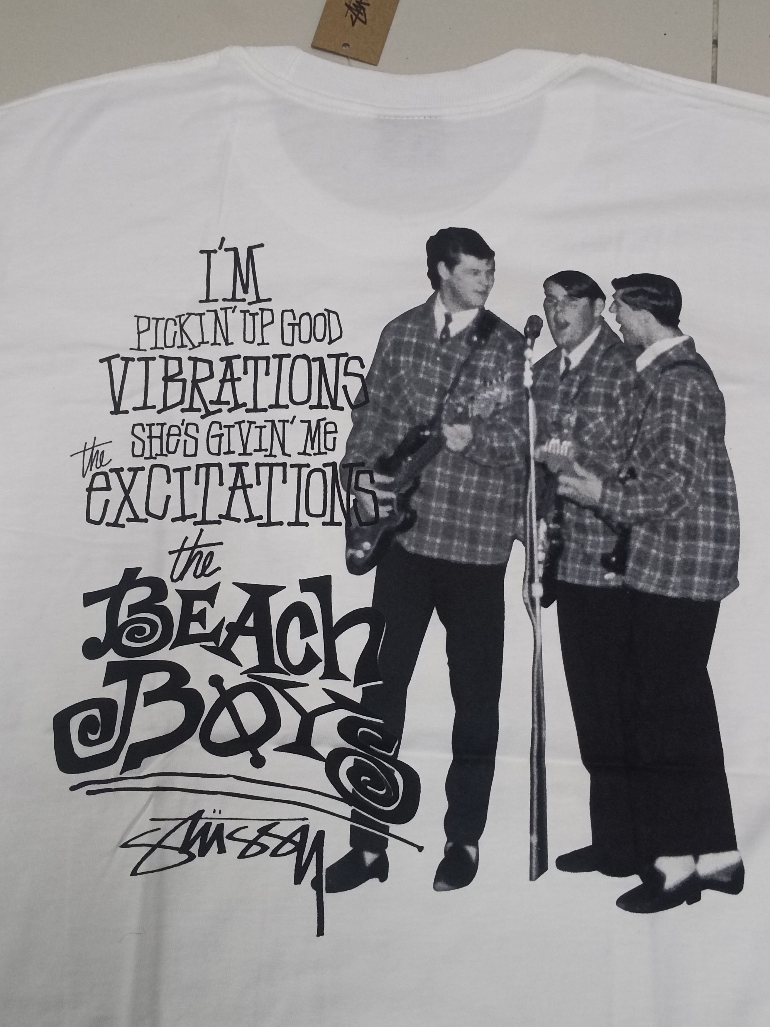 Band Tees × Stussy Stussy X The Beach Boys Tshirt Size US M / EU 48-50 / 2 - 2 Thumbnail