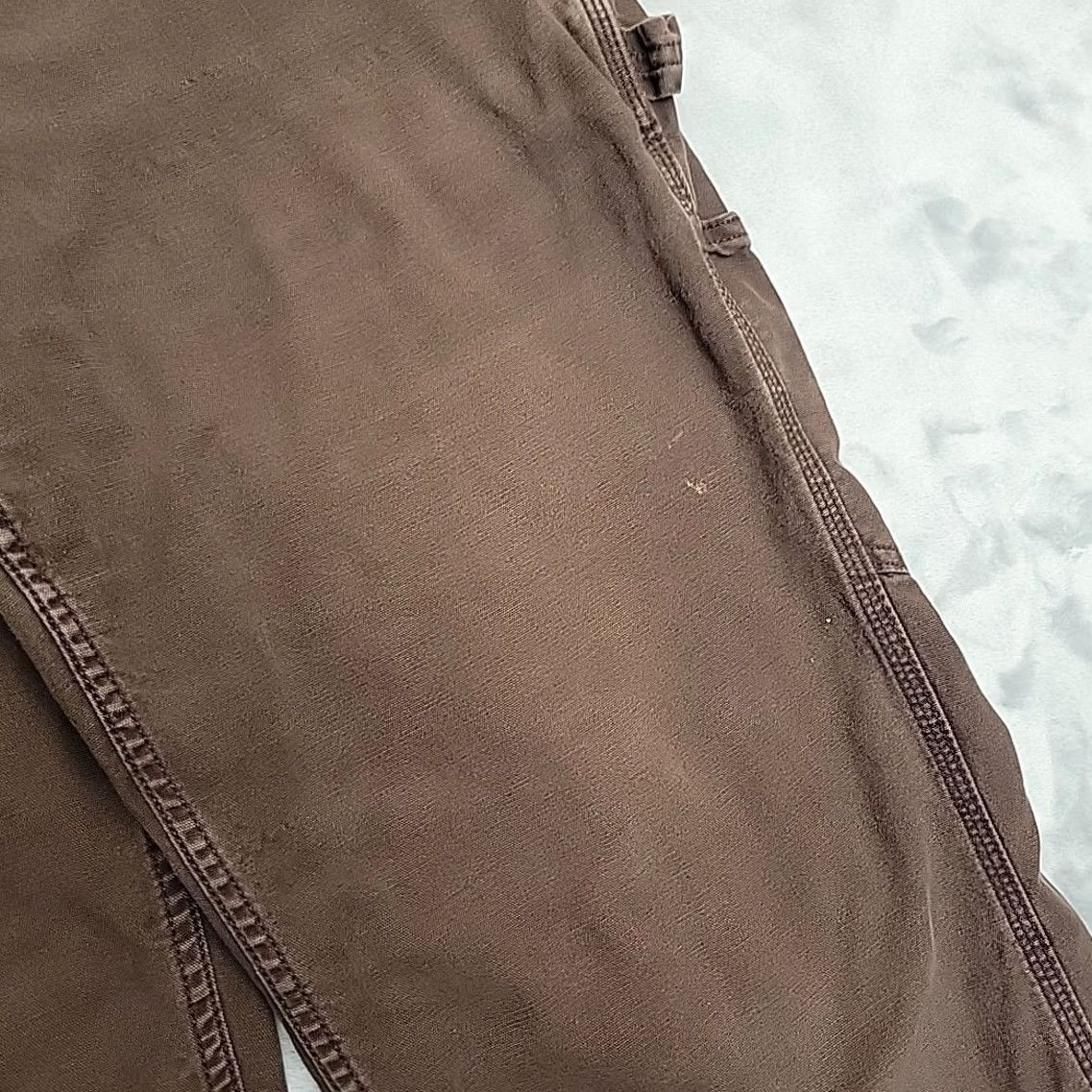 Carhartt Carhartt Pants Womens 8 Brown Canvas Carpenter Cargo 102080 Original Fit Work Crew Pants Womens Brown Canvas Carpenter Cargo 102080 Workwear Nos Size 30" / US 8 / IT 44 - 4 Thumbnail