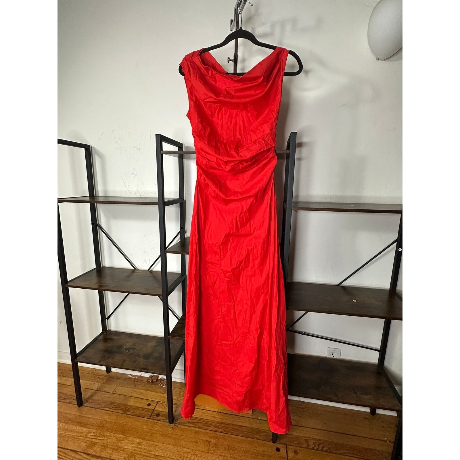 maxi phare dress red rose STAUD, Maxi Phare Dress in Cherry, Size 14