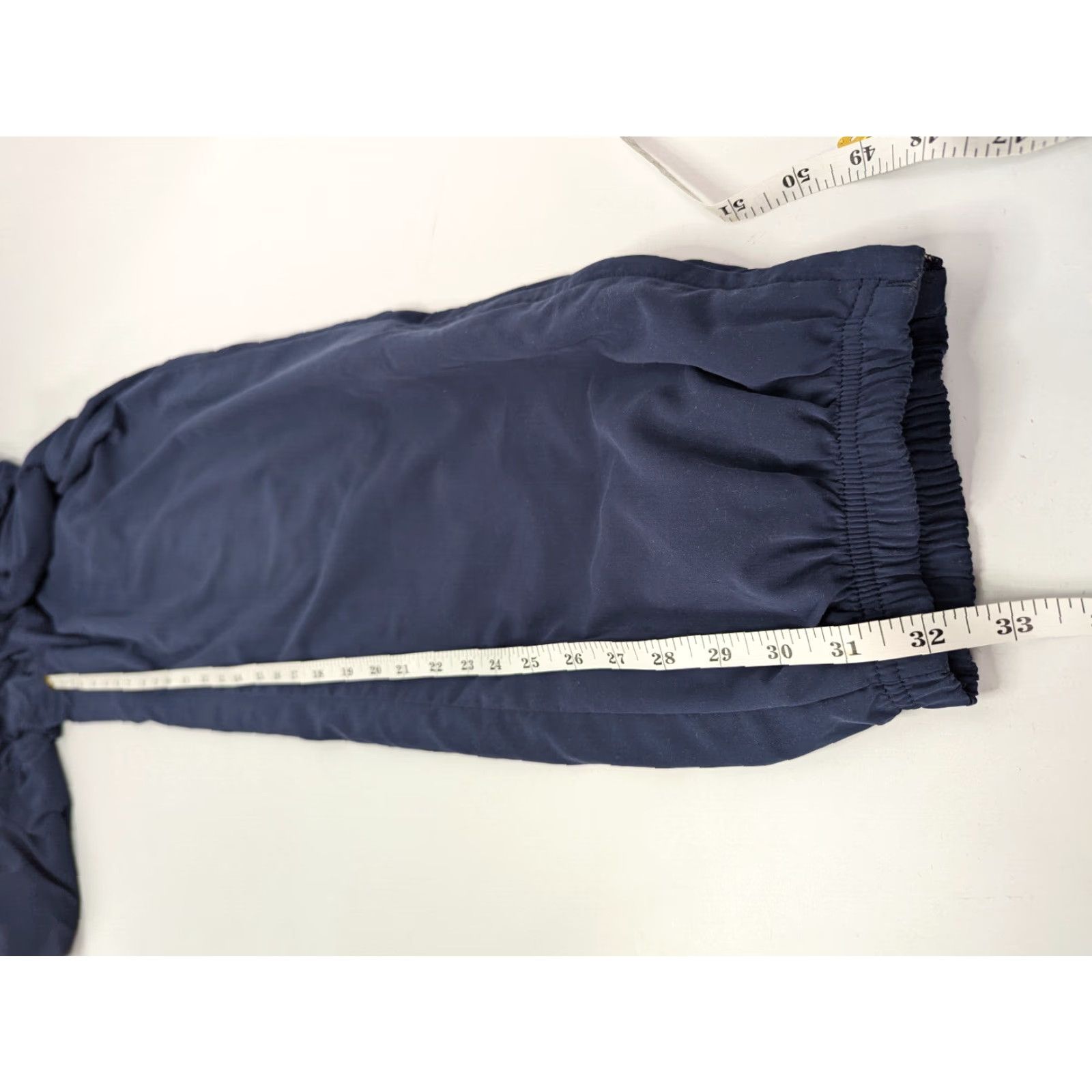 Adidas VINTAGE Adidas Equipment Track Pants Jogger Navy Blue Ankle Zip Size Large Size US 33 - 6 Thumbnail