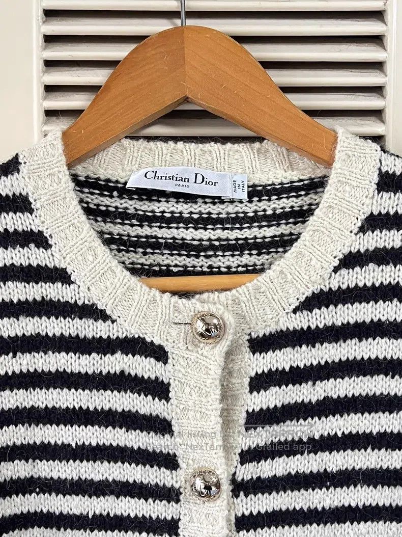 Dior Dior Knitted cardigan coat Size M / US 6-8 / IT 42-44 - 3 Thumbnail