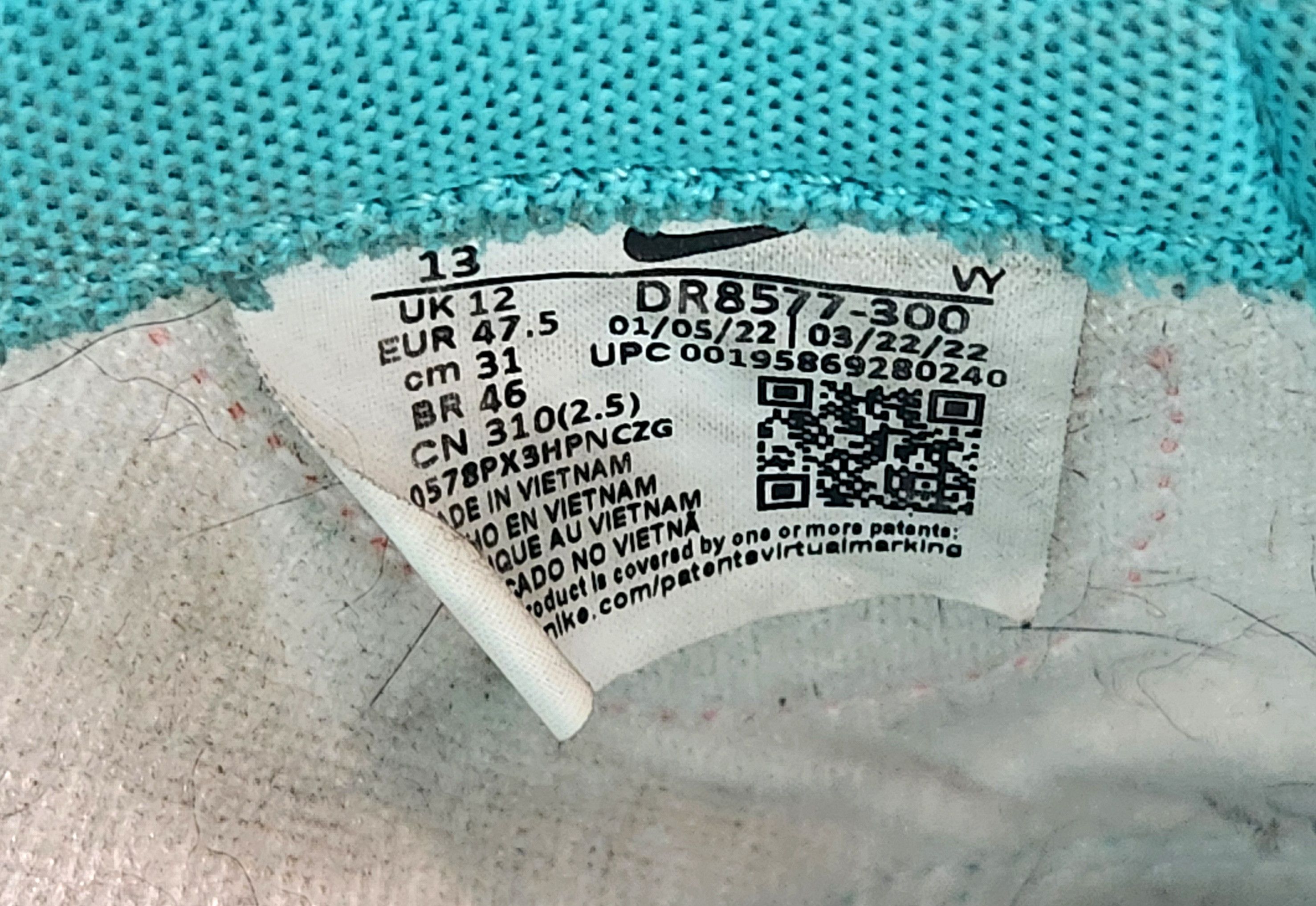 Nike Nike Dunk Low Snakeskin Washed Teal Bleached Coral size 13 Size US 13 / EU 46 - 10 Thumbnail