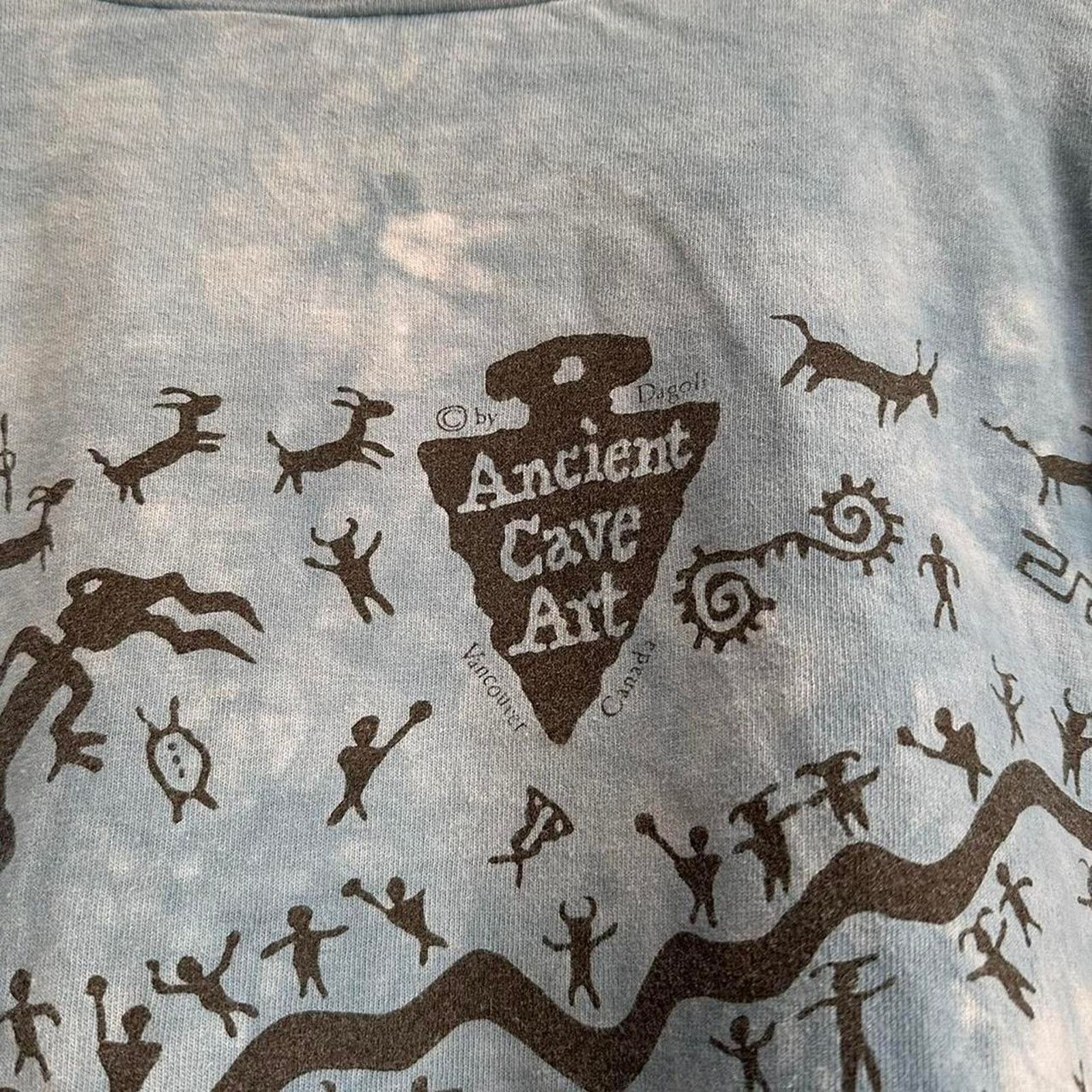 Vintage Vintage Ancient Cave Art Size US XL / EU 56 / 4 - 7 Thumbnail