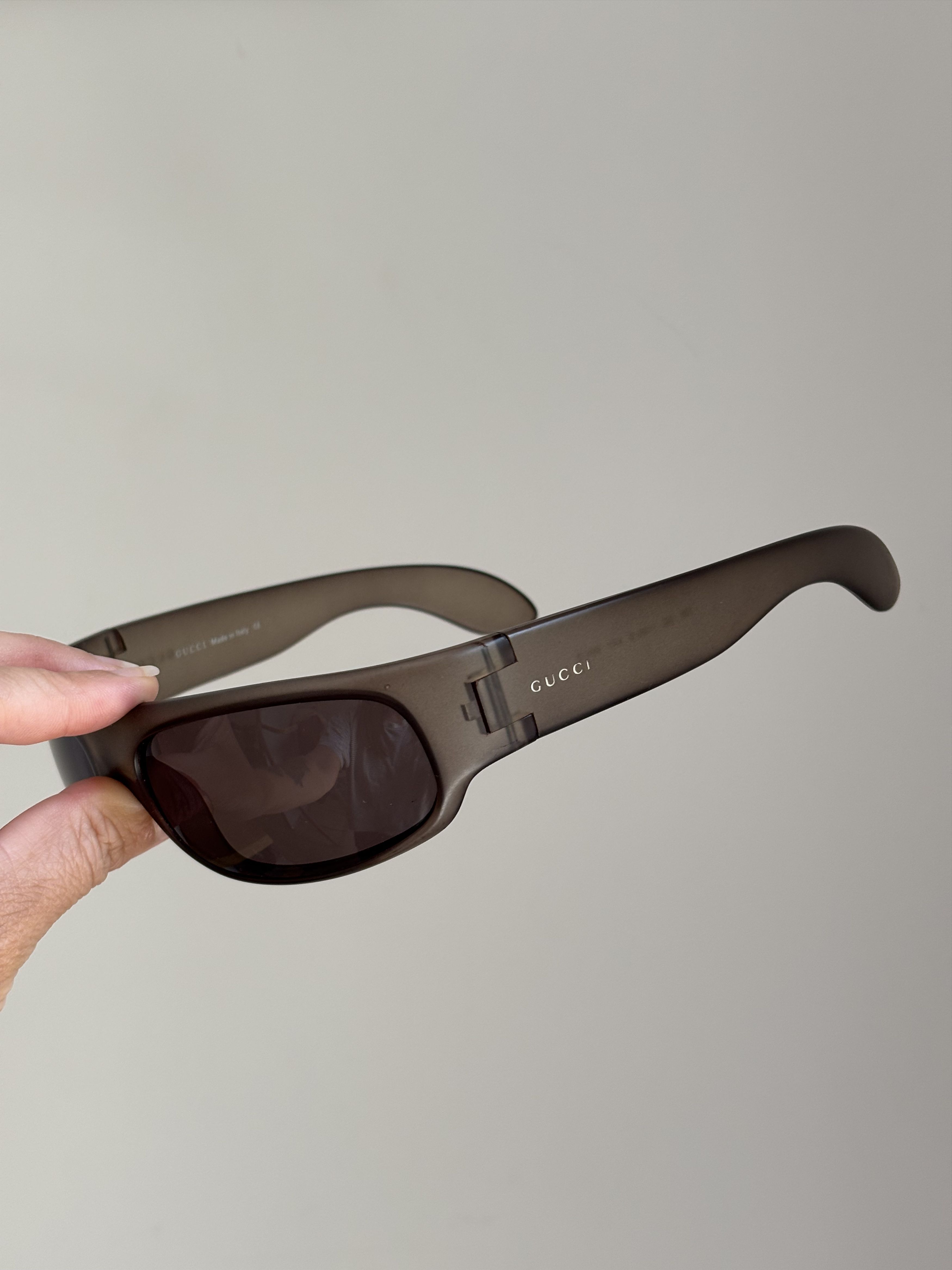 Gucci Gucci Sunglasses Mask Shield Sport Bike Pop Vintage Size ONE SIZE - 3 Thumbnail