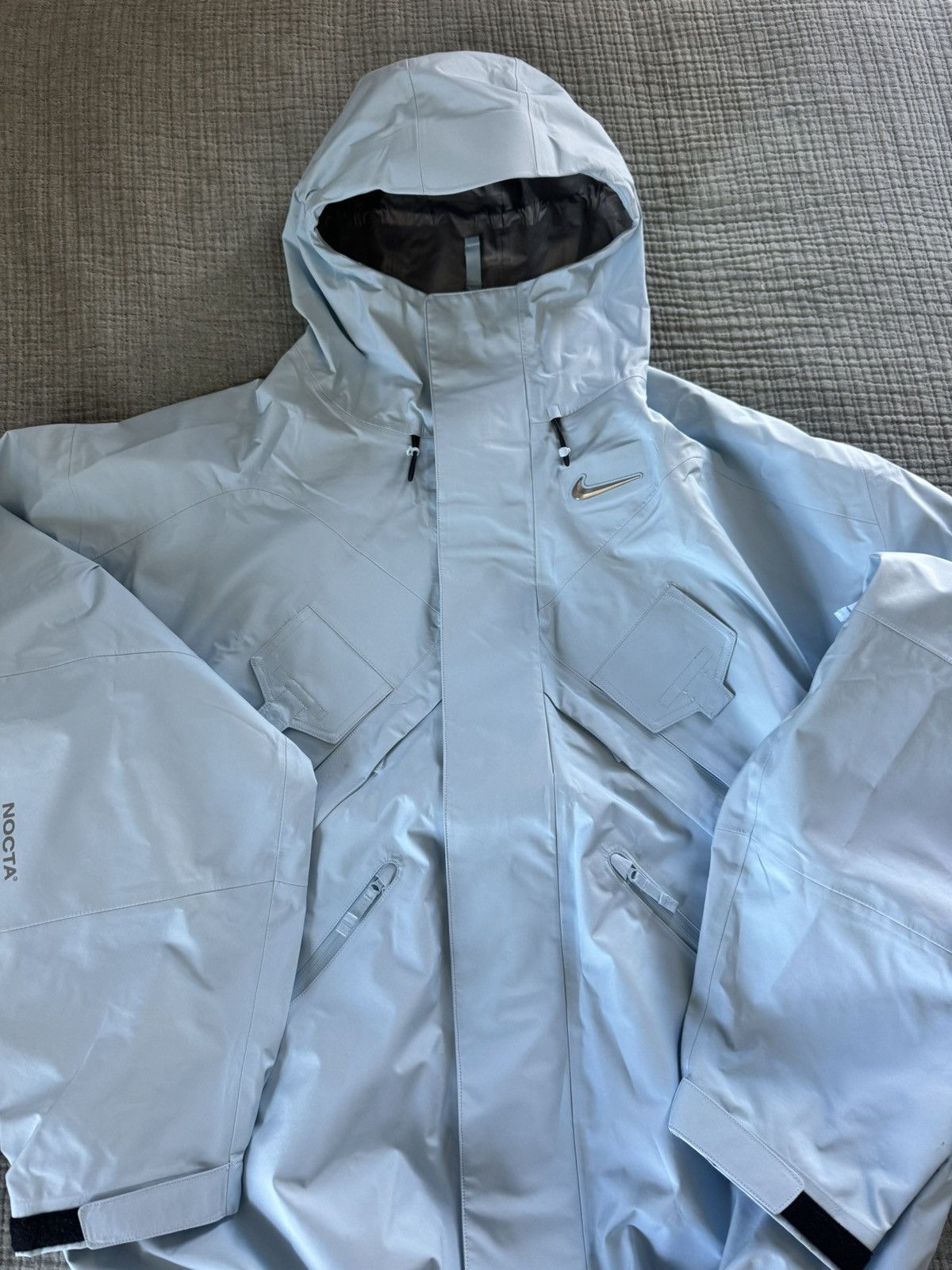 image of Drake x Nike Nocta F&f Alien Goretex Shell Jacket Exclusive in Baby Blue, Men's (Size 2XL)