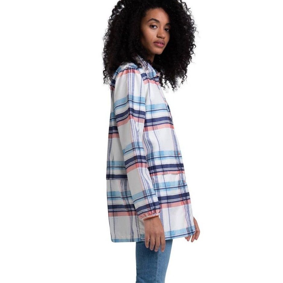 Herschel Supply Co. New Herschel Voyager Long Plaid Water Resistant Coach Jacket Size S / US 4 / IT 40 - 5 Thumbnail