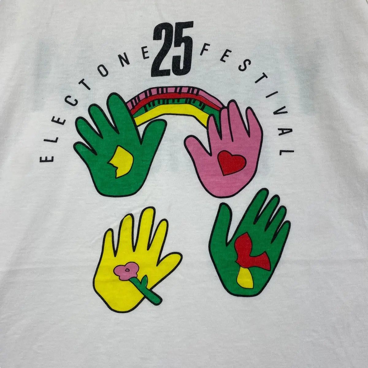 Vintage Vintage 90's YAMAHA ELECTON FESTIVAL 25Th Anniversary Tee Size US M / EU 48-50 / 2 - 2 Thumbnail