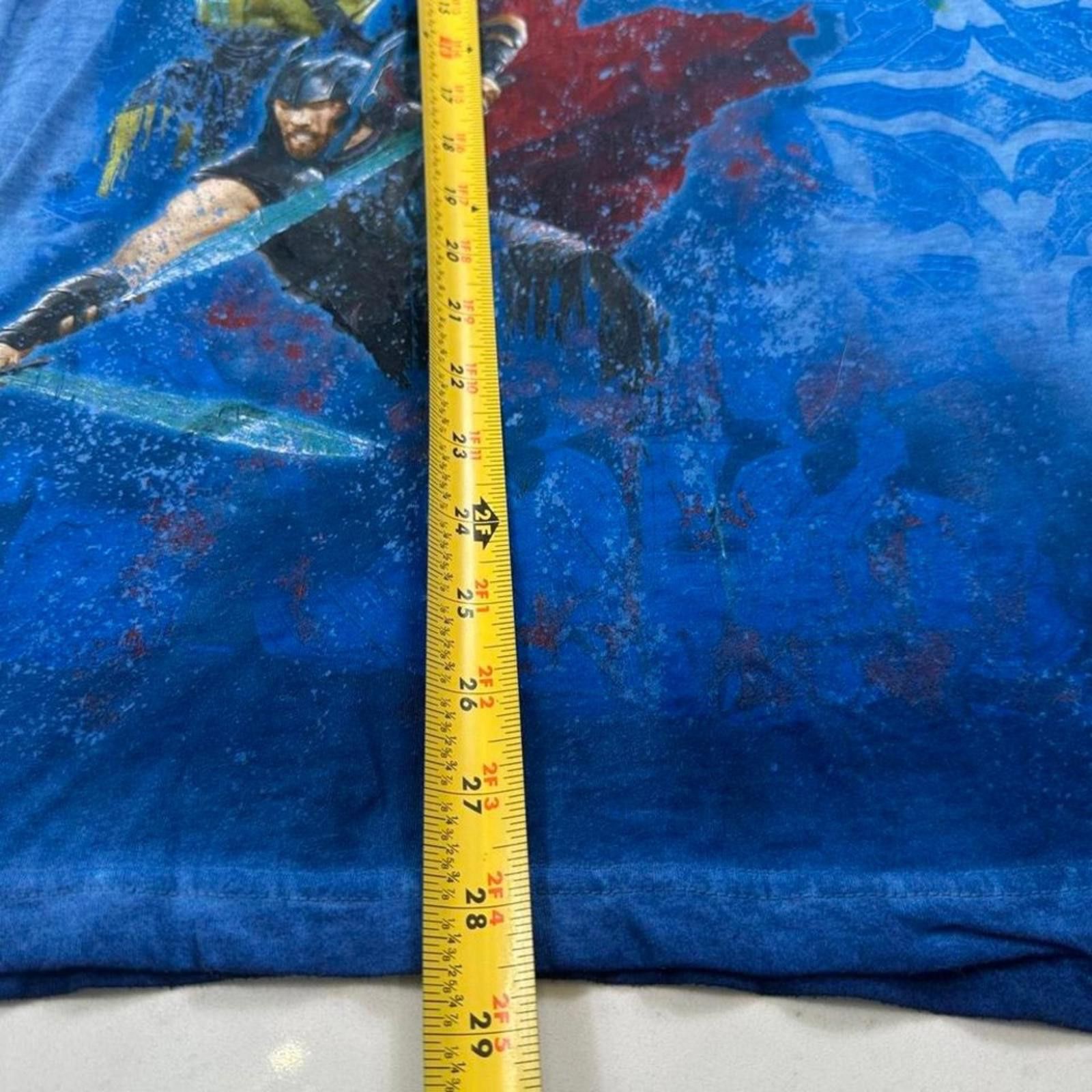 Marvel Comics NWT Marvel Thor Ragnarok Shirt Mens S Blue Movie Hulk Tee Size US S / EU 44-46 / 1 - 4 Thumbnail