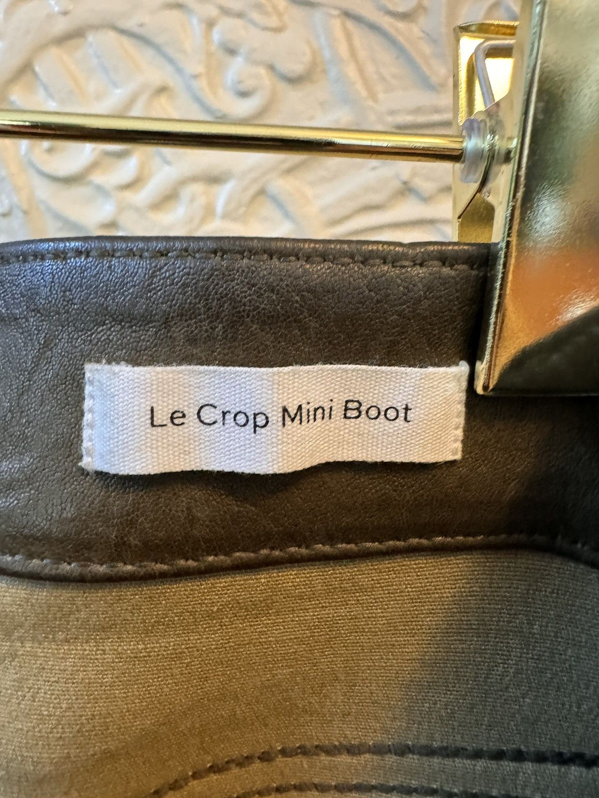 Frame Le Crop Mini Boot Leather Pant Size 30" / US 8 / IT 44 - 9 Thumbnail