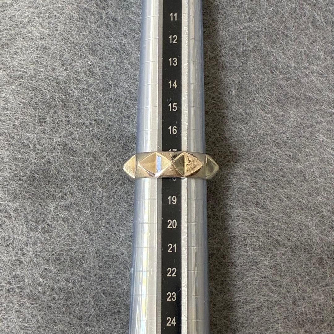 Hysteric Glamour .925 Silver Studded Ring Size ONE SIZE - 2 Thumbnail