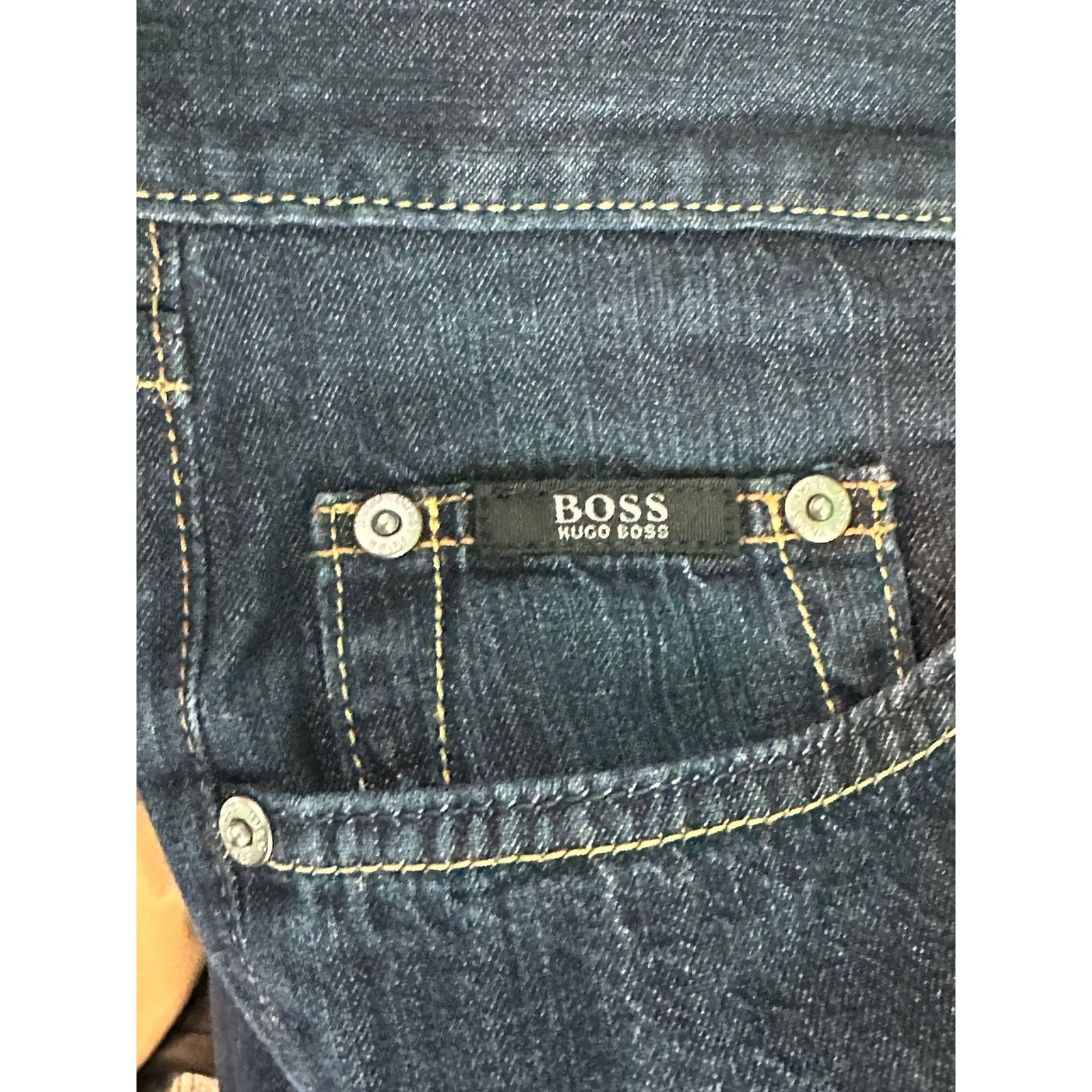 Hugo Boss Hugo Boss blue straight wider legs baggy jeans size 34 Size US 34 / EU 50 - 8 Thumbnail