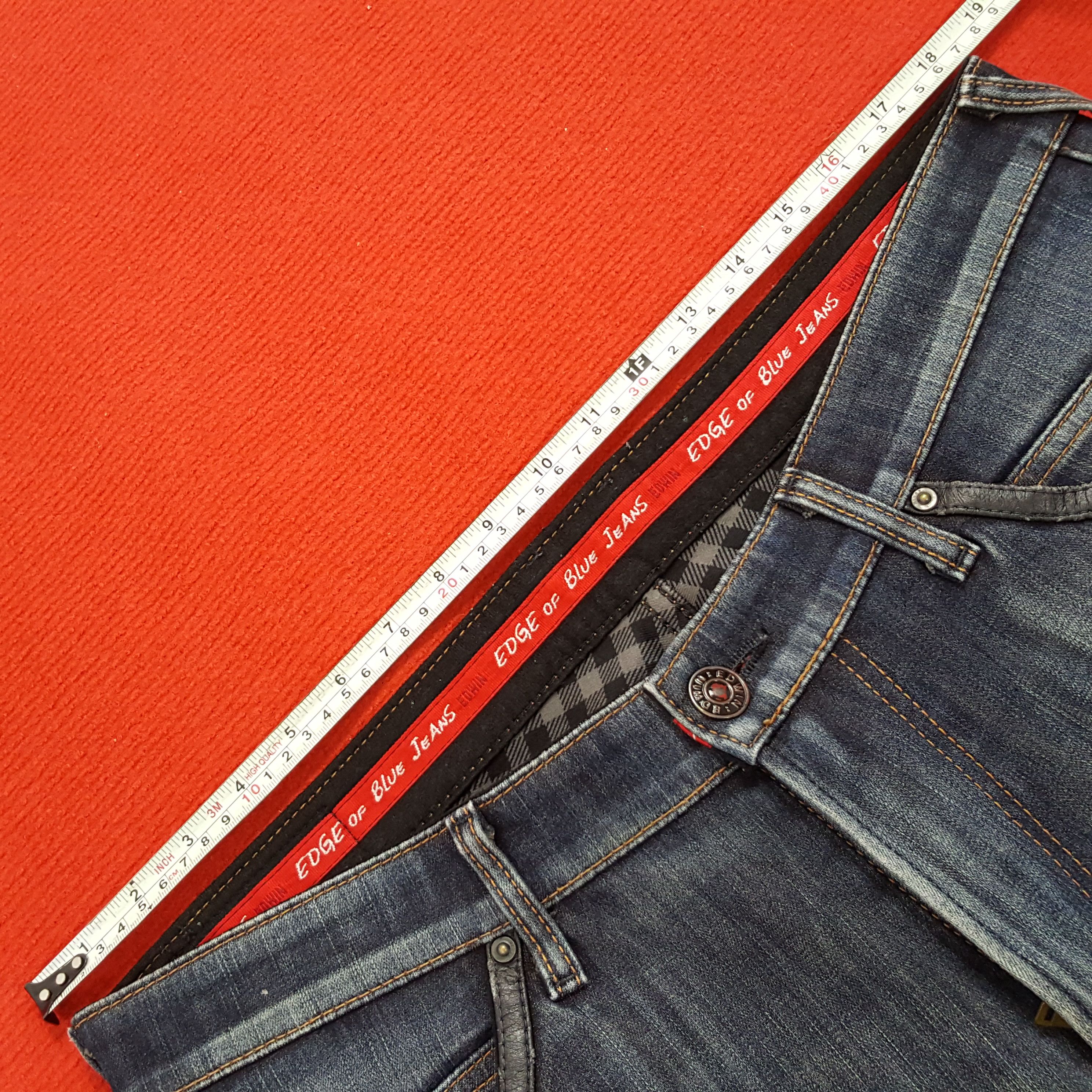 Edwin × Japanese Brand × Vintage Edwin Streetwear Style Jeans Size US 37 - 7 Thumbnail