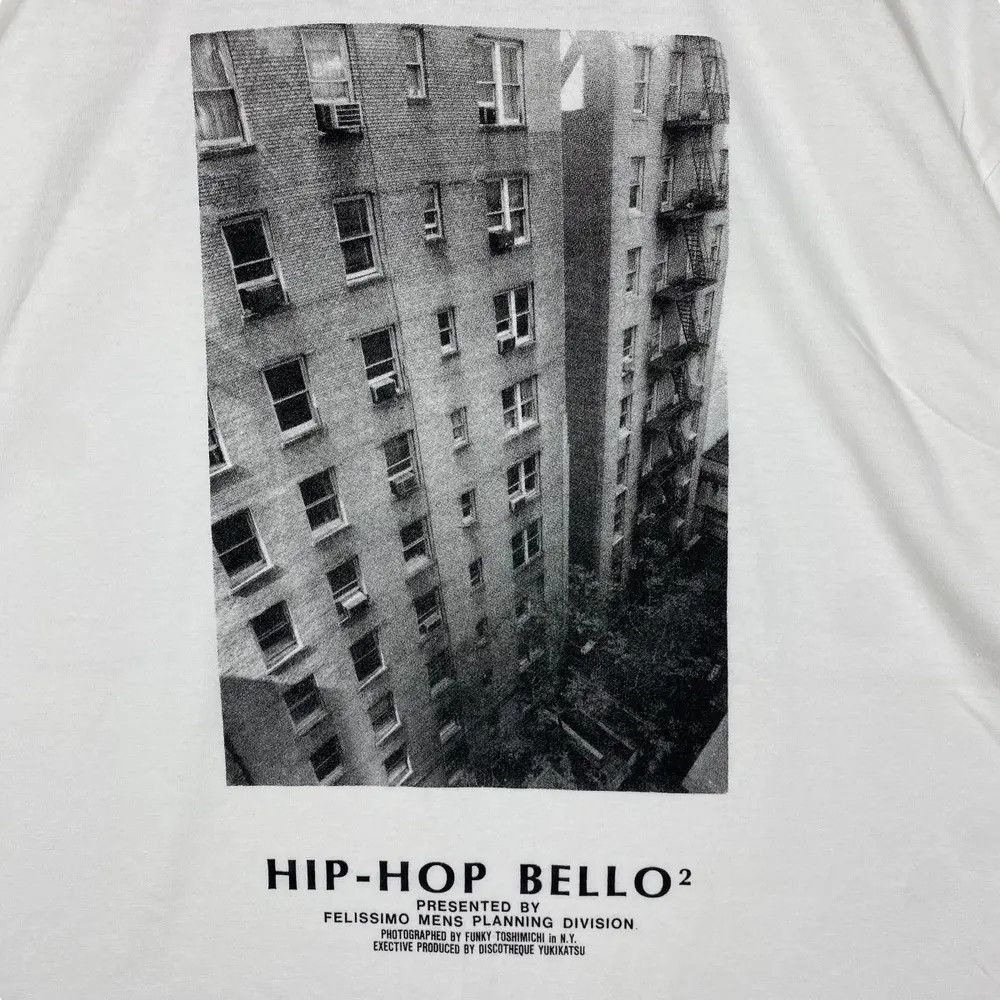 Vintage Vintage 90's HIP-HOP BELLO2 Photoprint Graphic Tee Shirt Size US XL / EU 56 / 4 - 2 Thumbnail