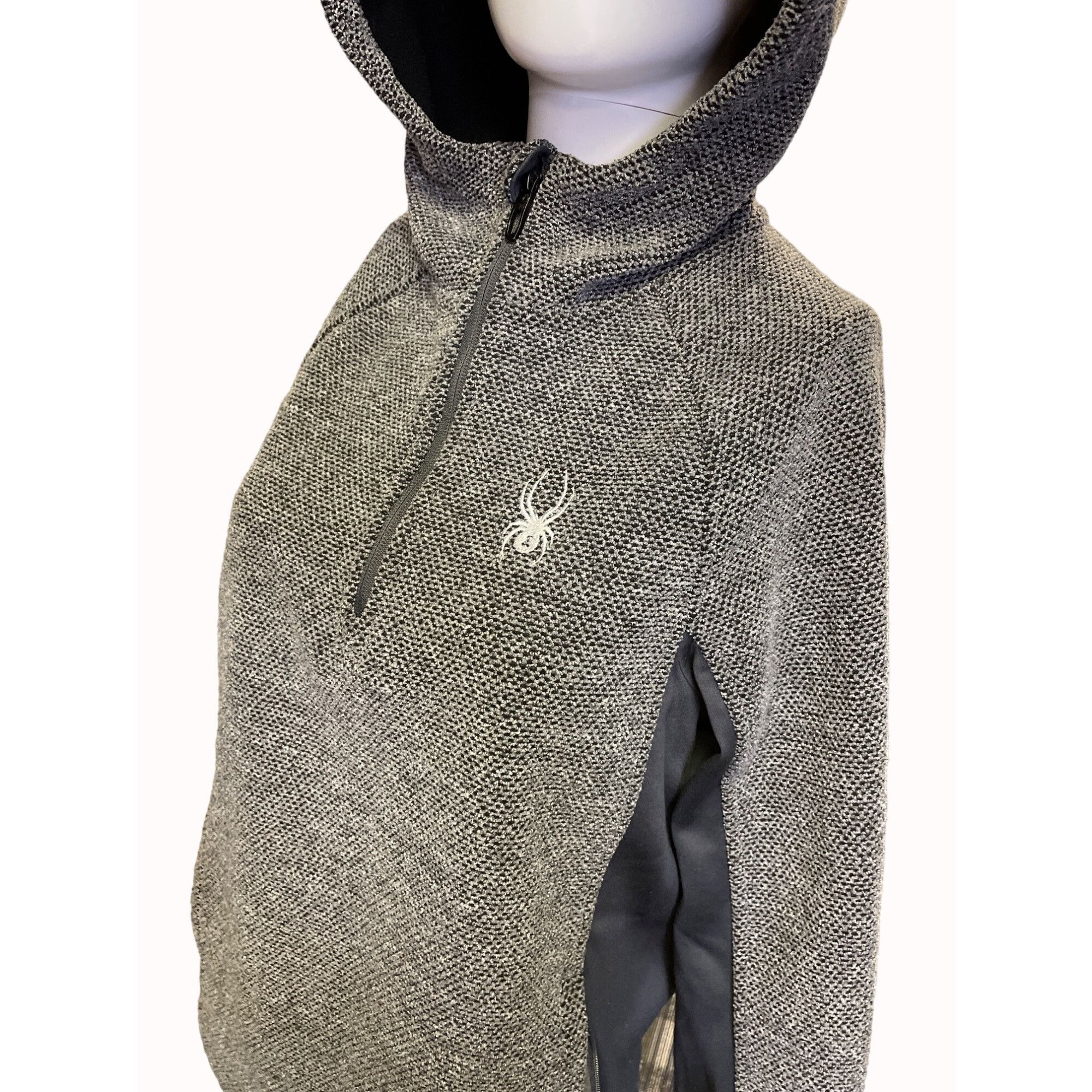 Spyder Spyder Women's Gray Half zipper Long Sleeve Pullover Sweater Size S / US 4 / IT 40 - 2 Thumbnail