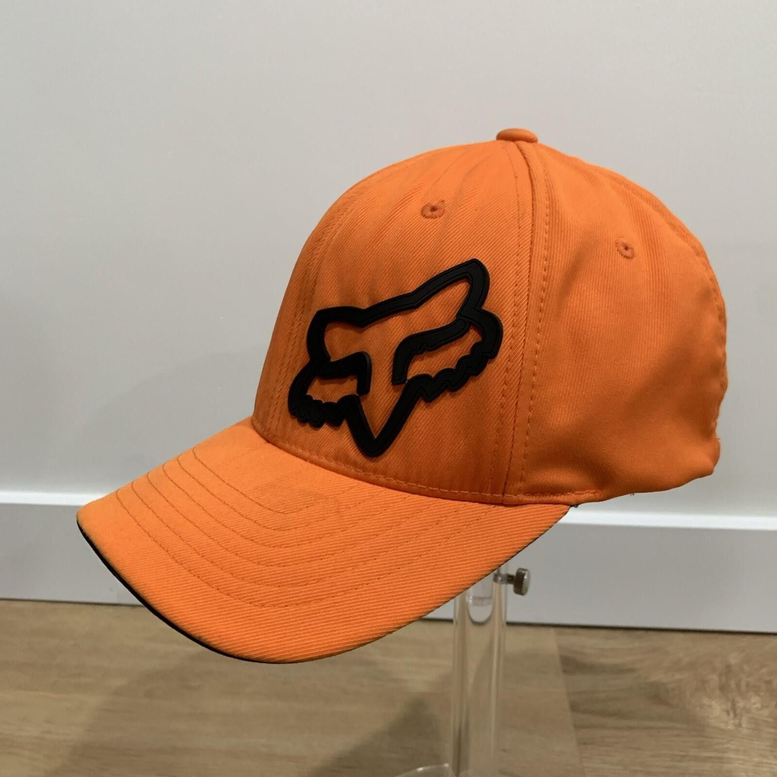 Fox Racing Fox Racing Flexfit Hat Orange Size S/M Retired Color Cap Size ONE SIZE - 2 Thumbnail