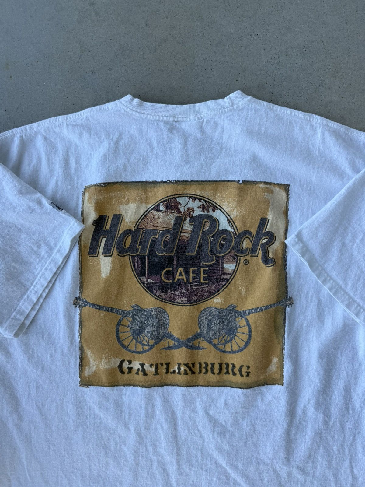 Hard Rock Cafe Vintage 00s Hard Rock Cafe Gatlinburg Tennessee T-Shirt Size US XL / EU 56 / 4 - 1 Thumbnail