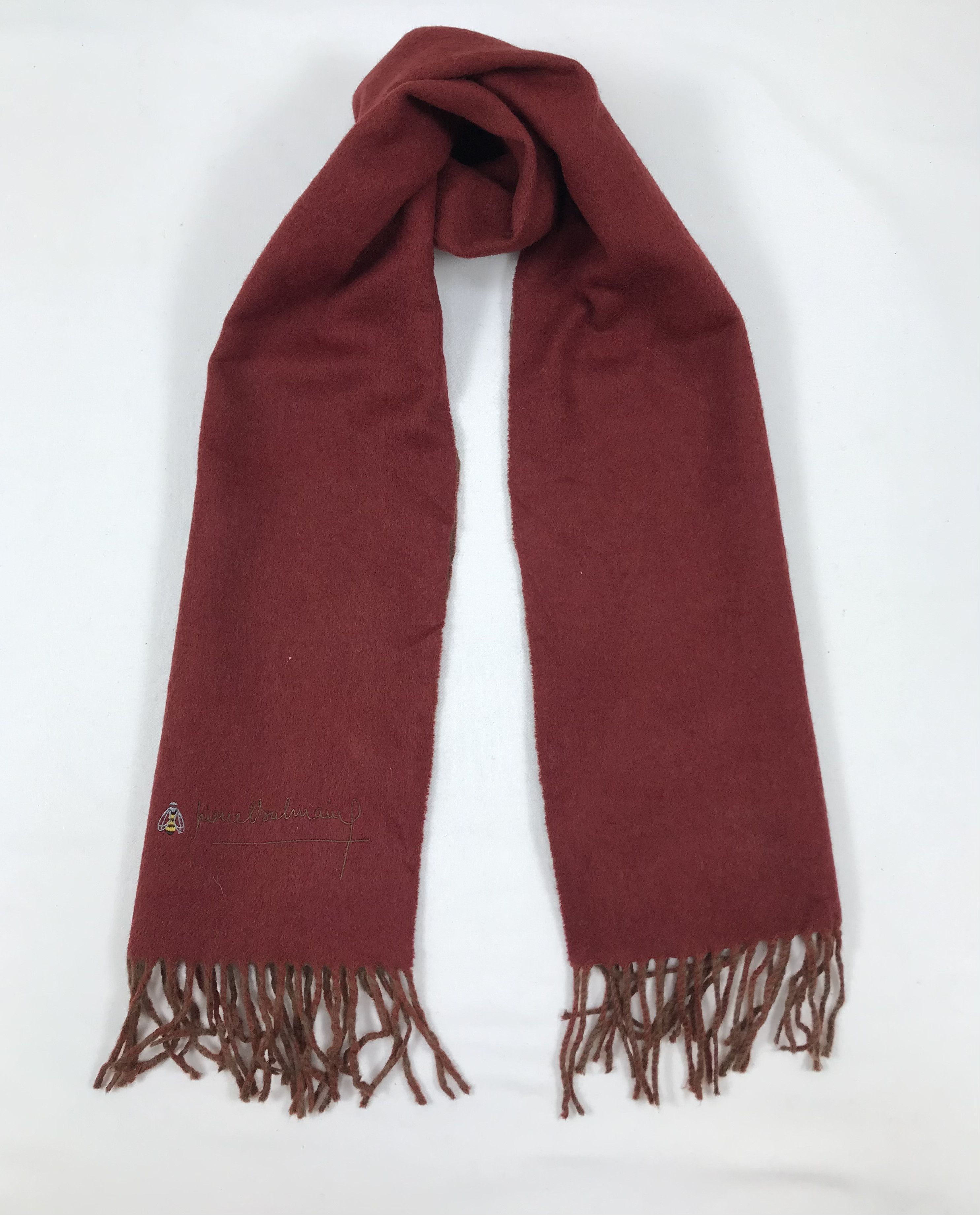 Pierre Balmain Pierre Balmain Luxury Scarf / Muffler / Wool Size ONE SIZE - 4 Thumbnail