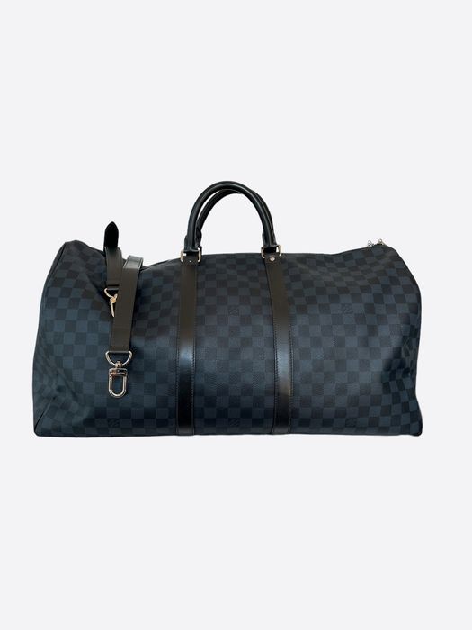 Louis Vuitton Keepall 55 Damier Cobalt Duffle Luggage