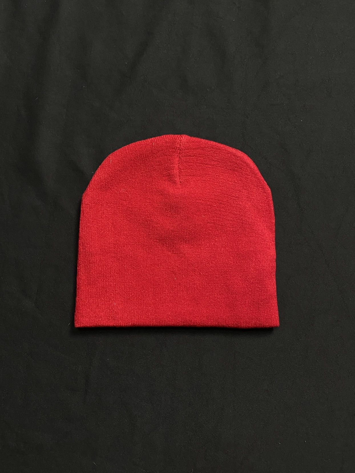 Japanese Brand Rare Woman Sensual Graphic No Cuff Beanie Skully Hat Red OS Size ONE SIZE - 5 Thumbnail
